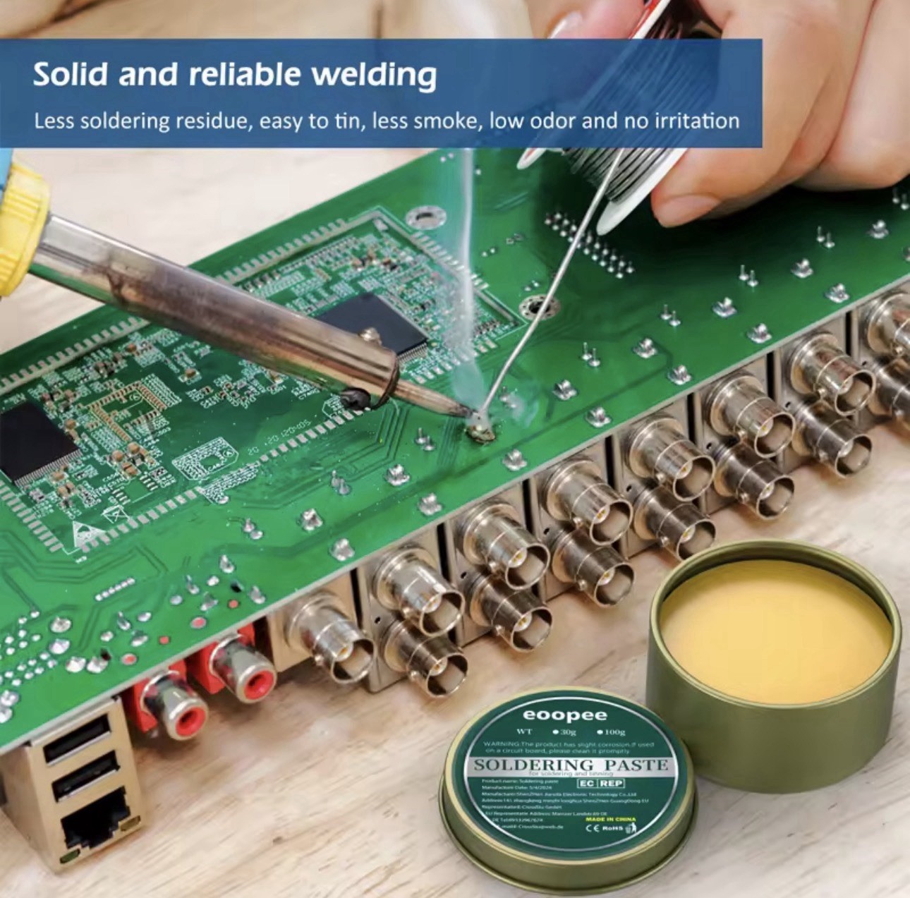 Solder Paste Flux 100g Rosin Soldering Flux for PCB Electronics Repair Paste