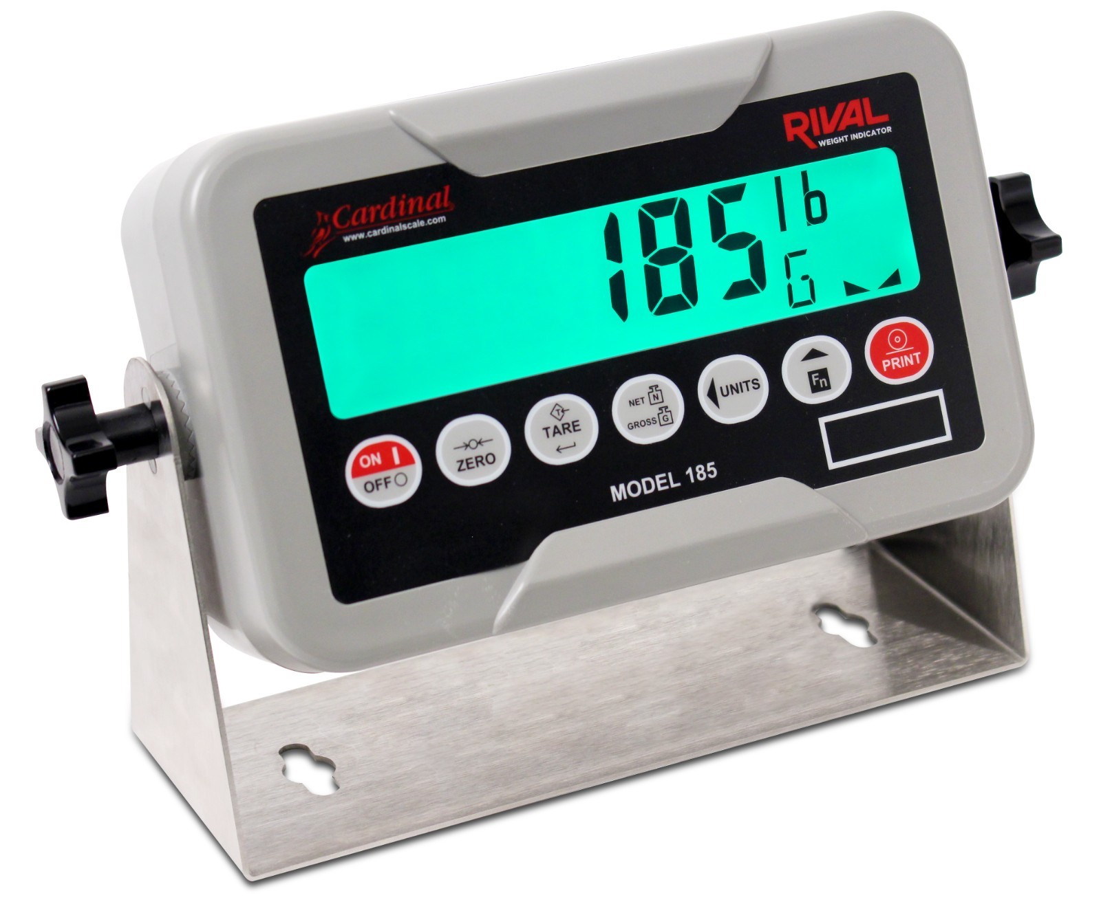 Cardinal 185 IP66 Rated Waterproof ABS Enclosed Weight Indicator AC Adaptor FS