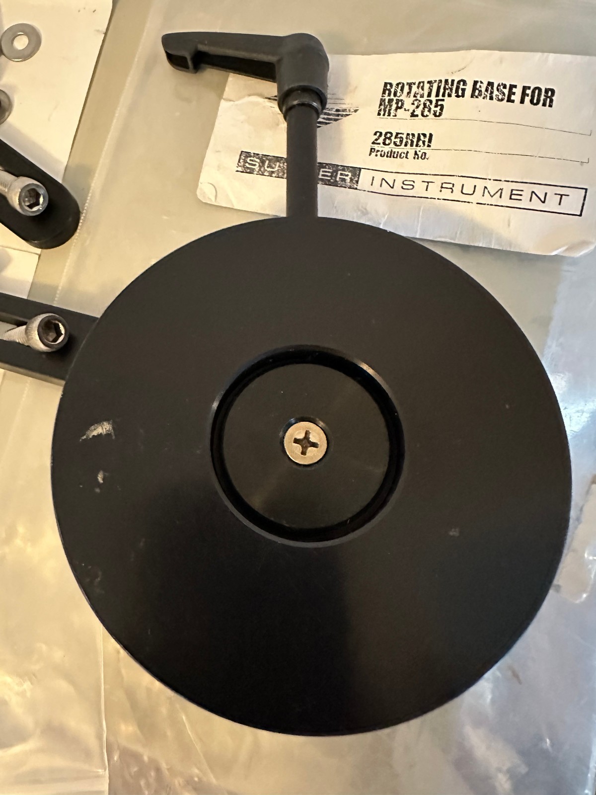 Sutter Instruments Rotating base for MP-225, MP-285, Xenoworks Micromanipulator