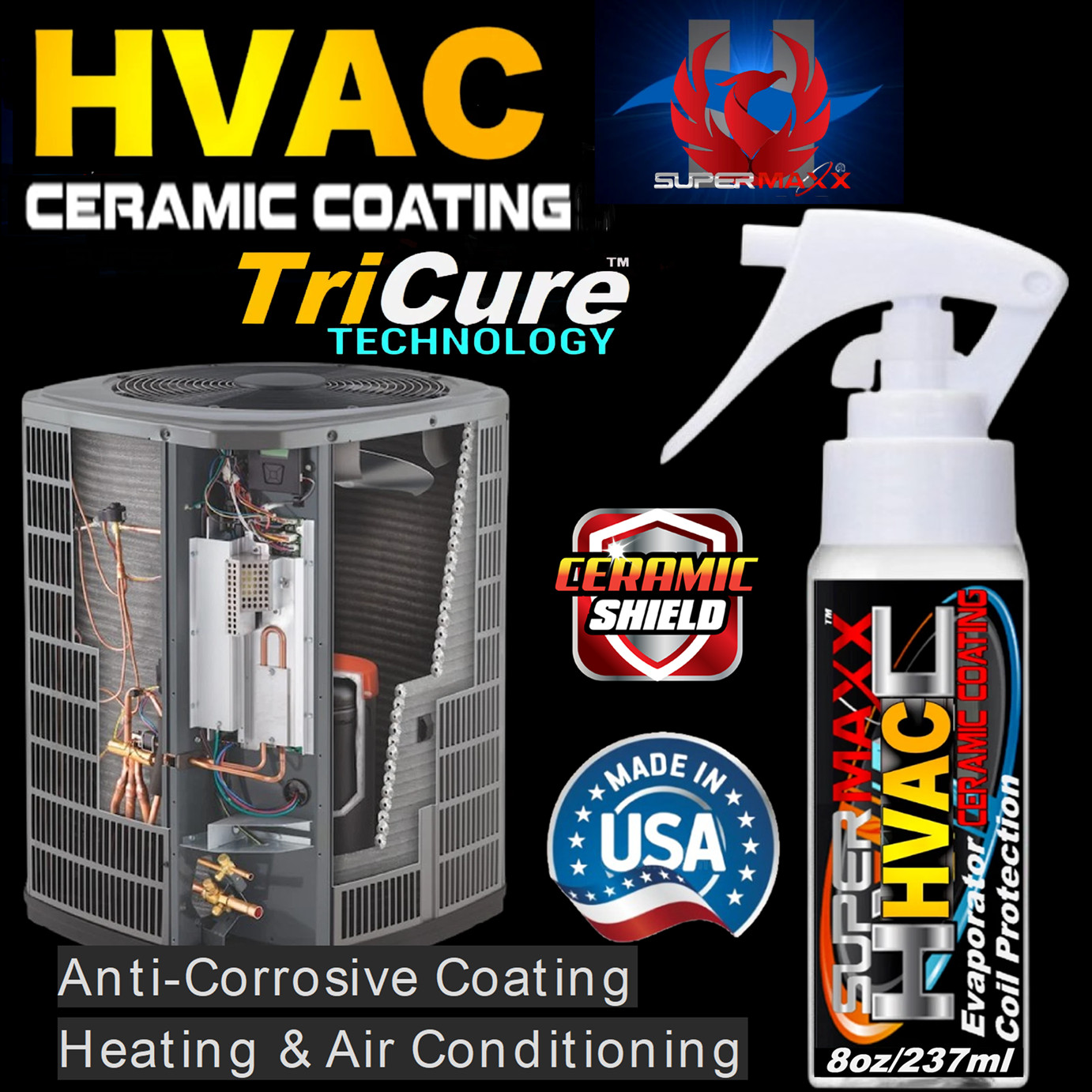 HVAC PROTECTION & CLEANER NANO CERAMIC COATING SPRAY PROTECT YOUR INVESTMENT