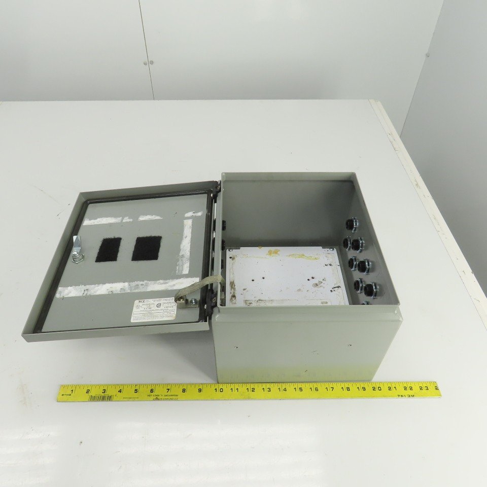 Saginaw Control SCE-12108BELJ 12″ x 10″ x 8″ Electrical Enclosure W/Backplate