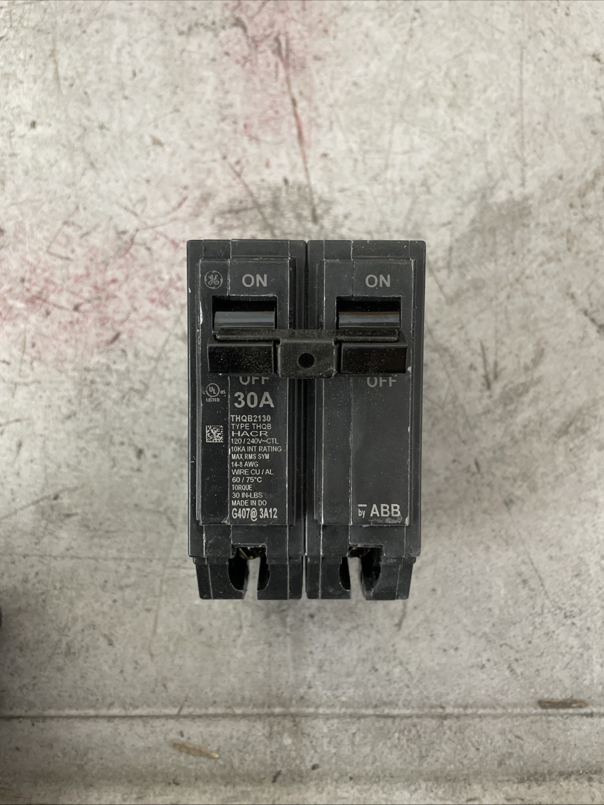 GE THQB2130 30 Amp 2 Pole 120/240V Mini Circuit Breaker