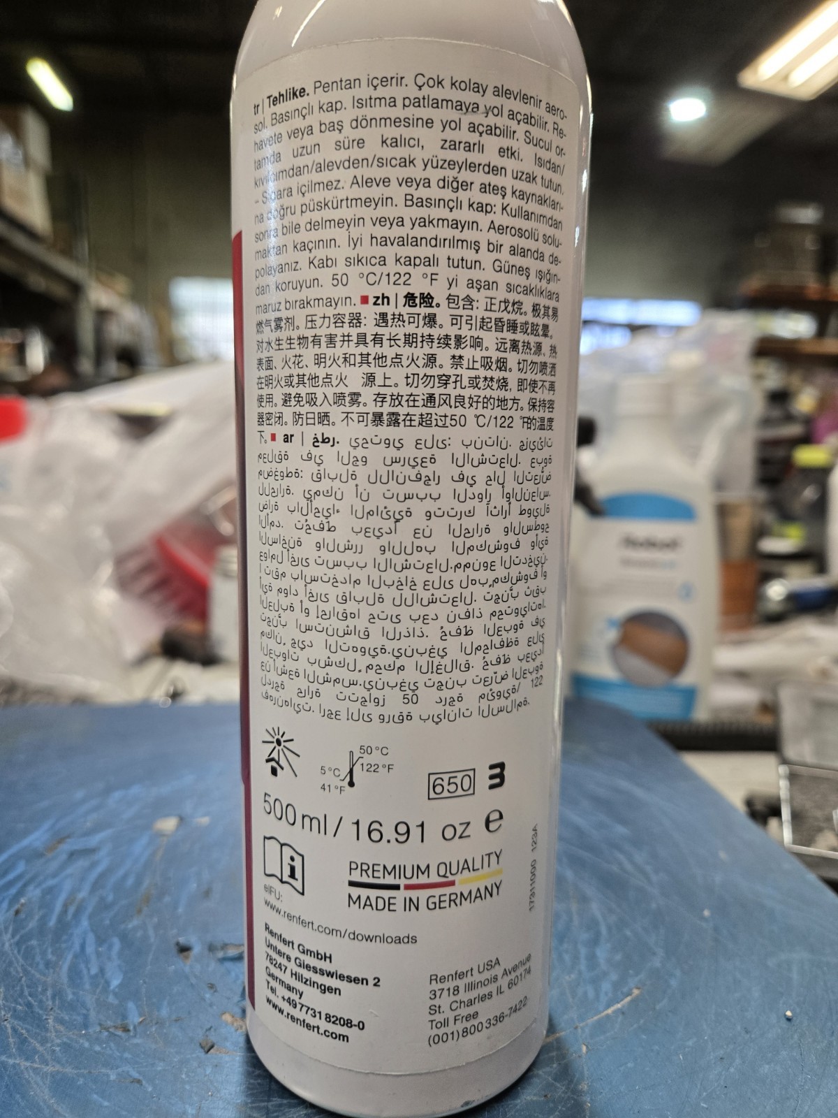 Renfert Scanspray Classic (17311000)- Aerosol Can 500ml