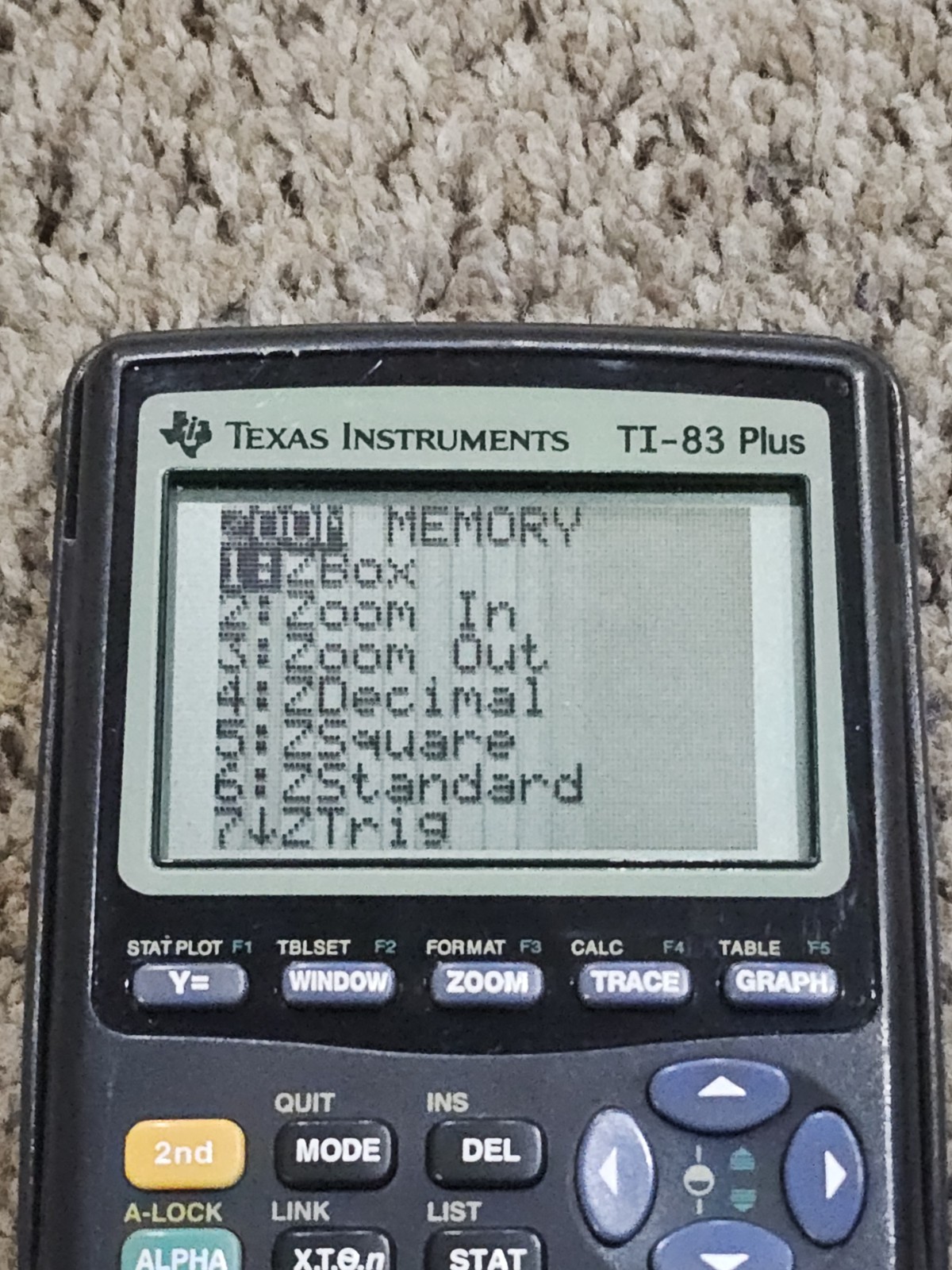 Texas Instruments TI-83 Plus Graphing Calculator – Black (83PL/TBL/1L1/A)