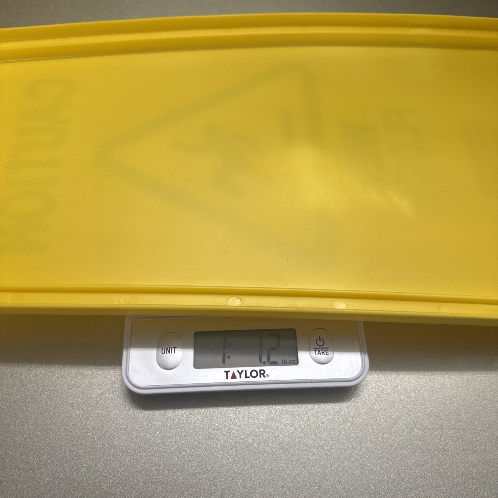 RUBBERMAID CAUTION WET FLOOR YELLOW 1 SIDED SIGN WALL DECORATION
