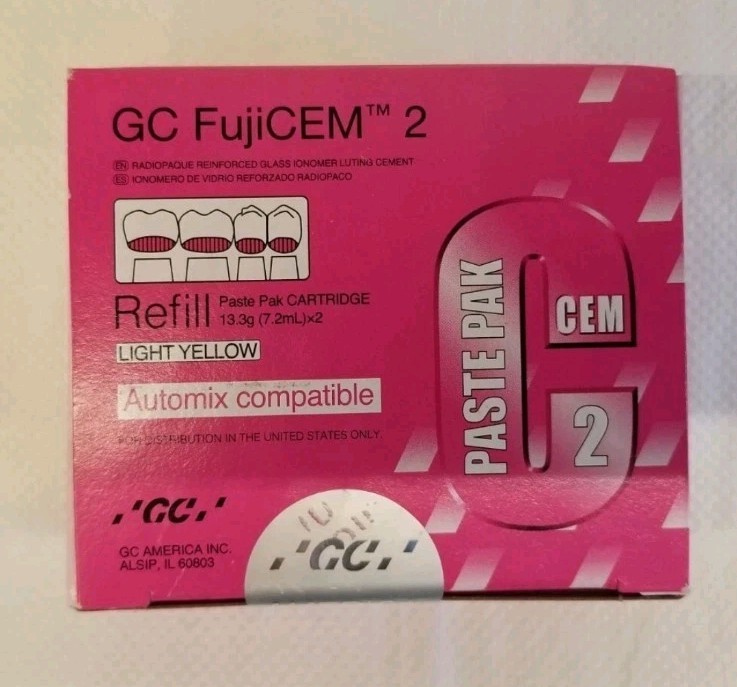 GC FujiCEM 2 Glass Ionomer Cement Refill Exp: 5/27 Or Better SEALED BOX