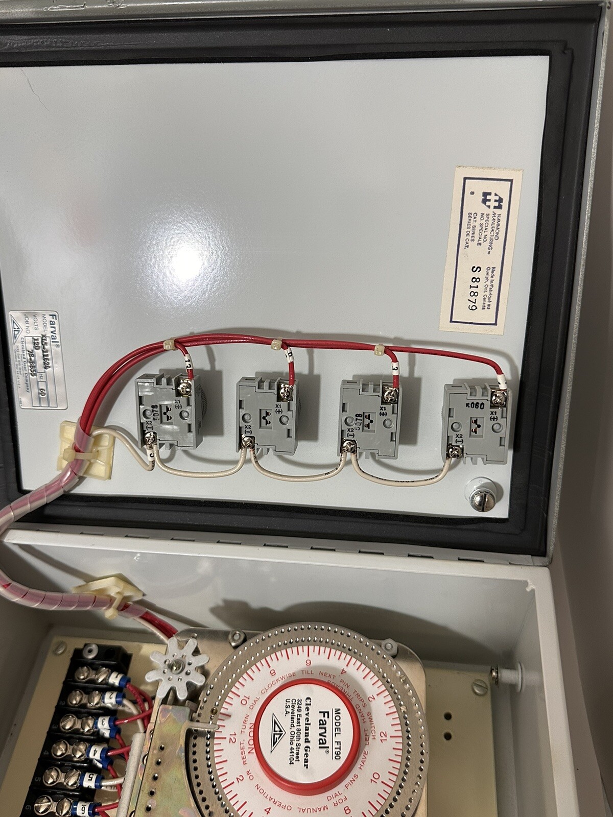 Cleveland Gear KL5-11624 Farval Timer 0-30min 120v-ac
