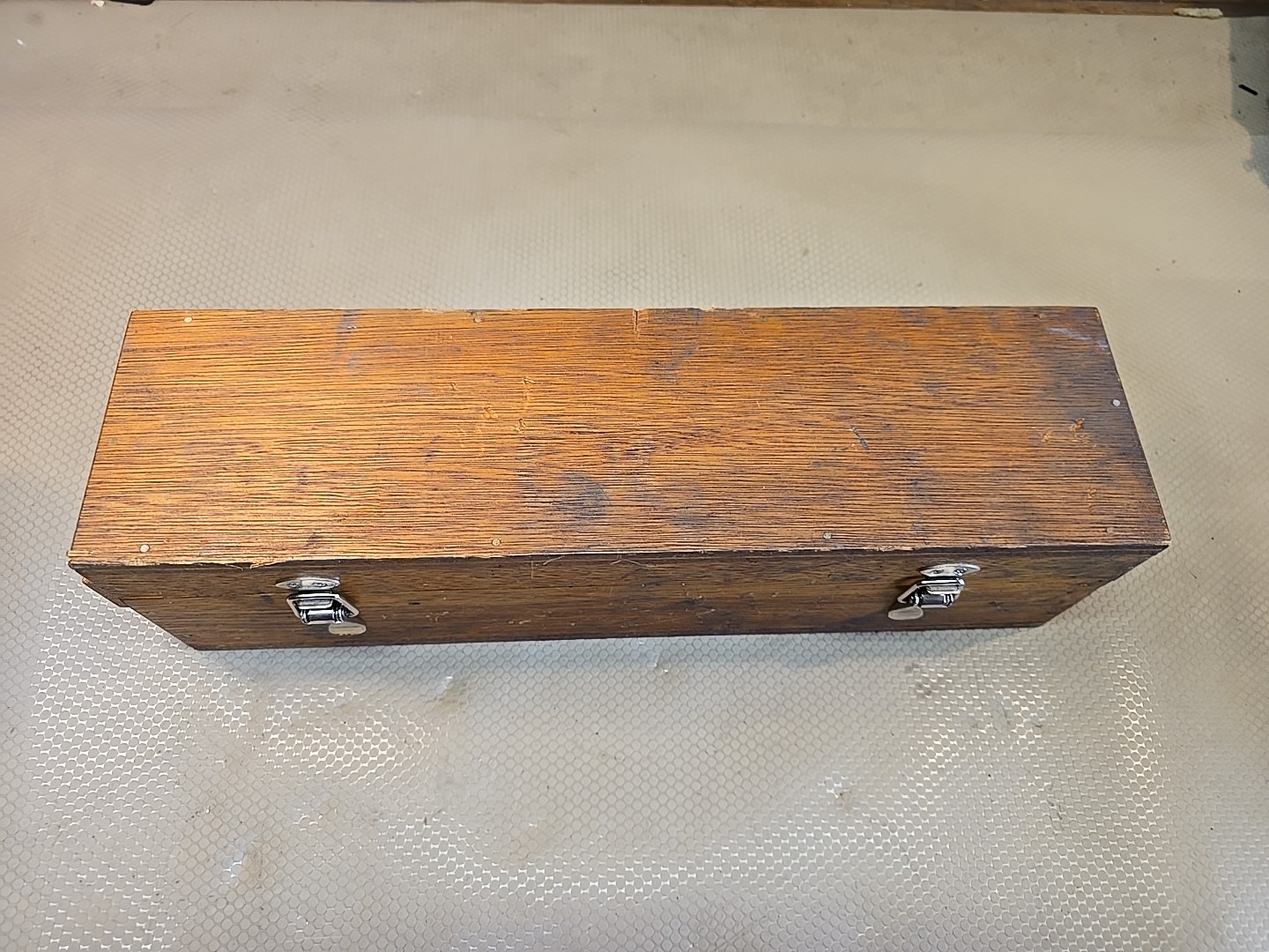 Grinding Wheel Balancing Arbor Mandrel In Wood Case Wheel Balancer Tool NICE