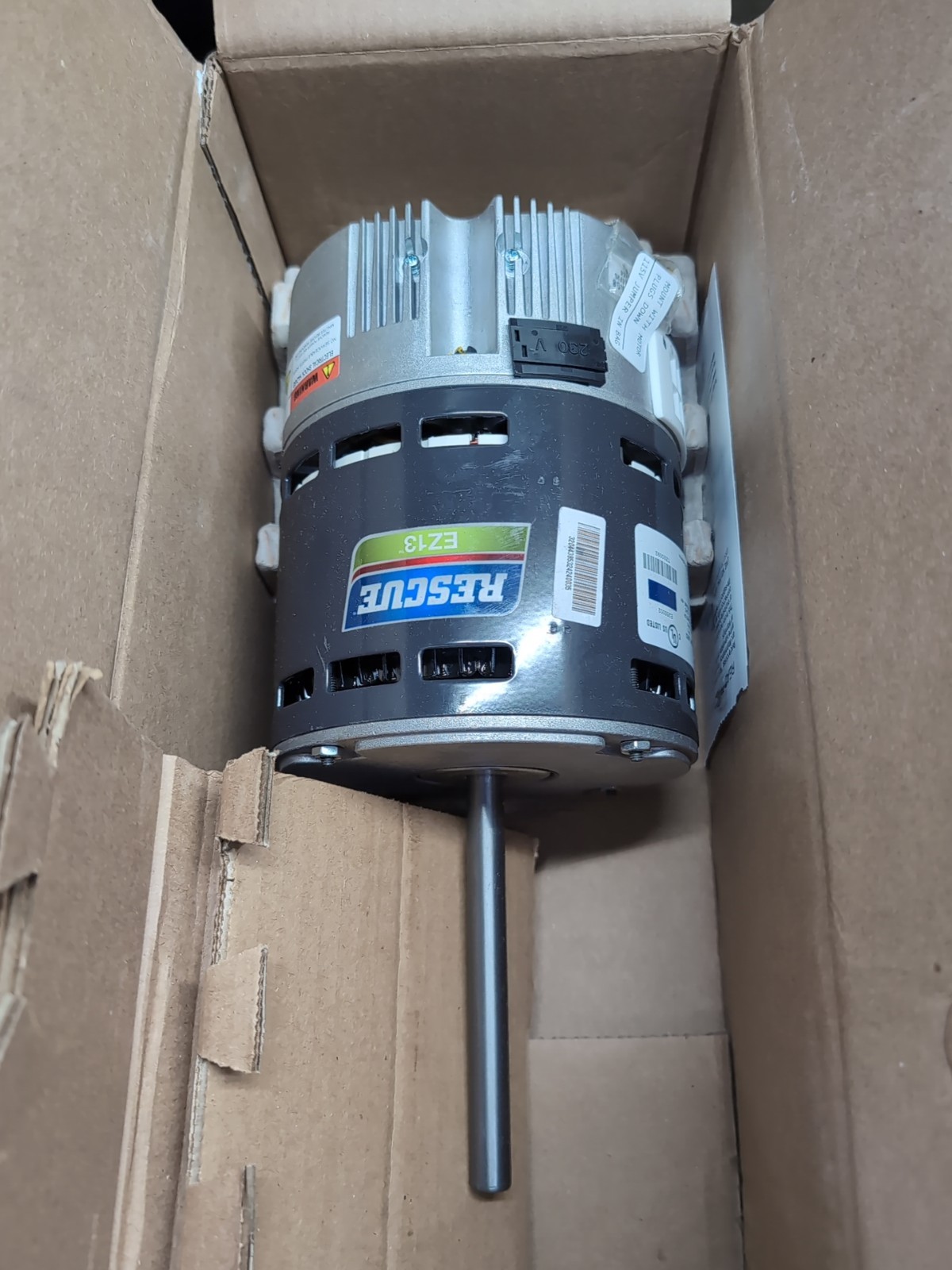 US Motors 5652 Rescue EZ13 ECM Motor 1HP 1075 RPM 115/208-230V Nidec