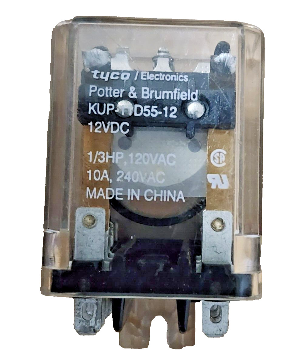 TYCO Potter & Brumfield KUP-11D55-12 Relay KUP11D5512