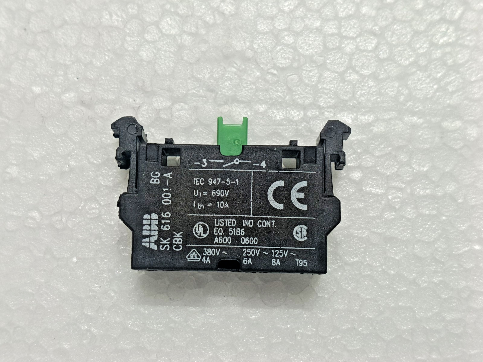 ABB SK 616 001-A Contact Block SK616001A CBK-CB10 ( PACK OF 6)