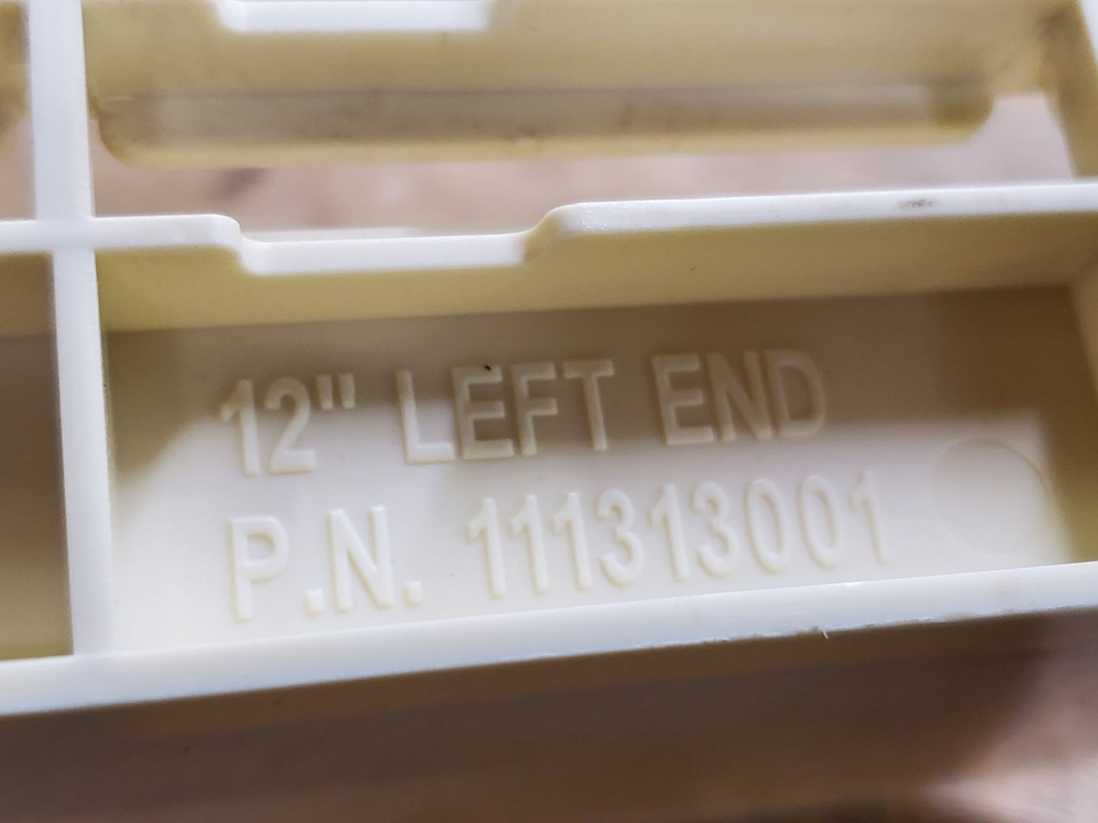 Lot of 55 RTC Profit Pusher 12″ T-Track Automatic Spring-Feed Shelf Units, Beige