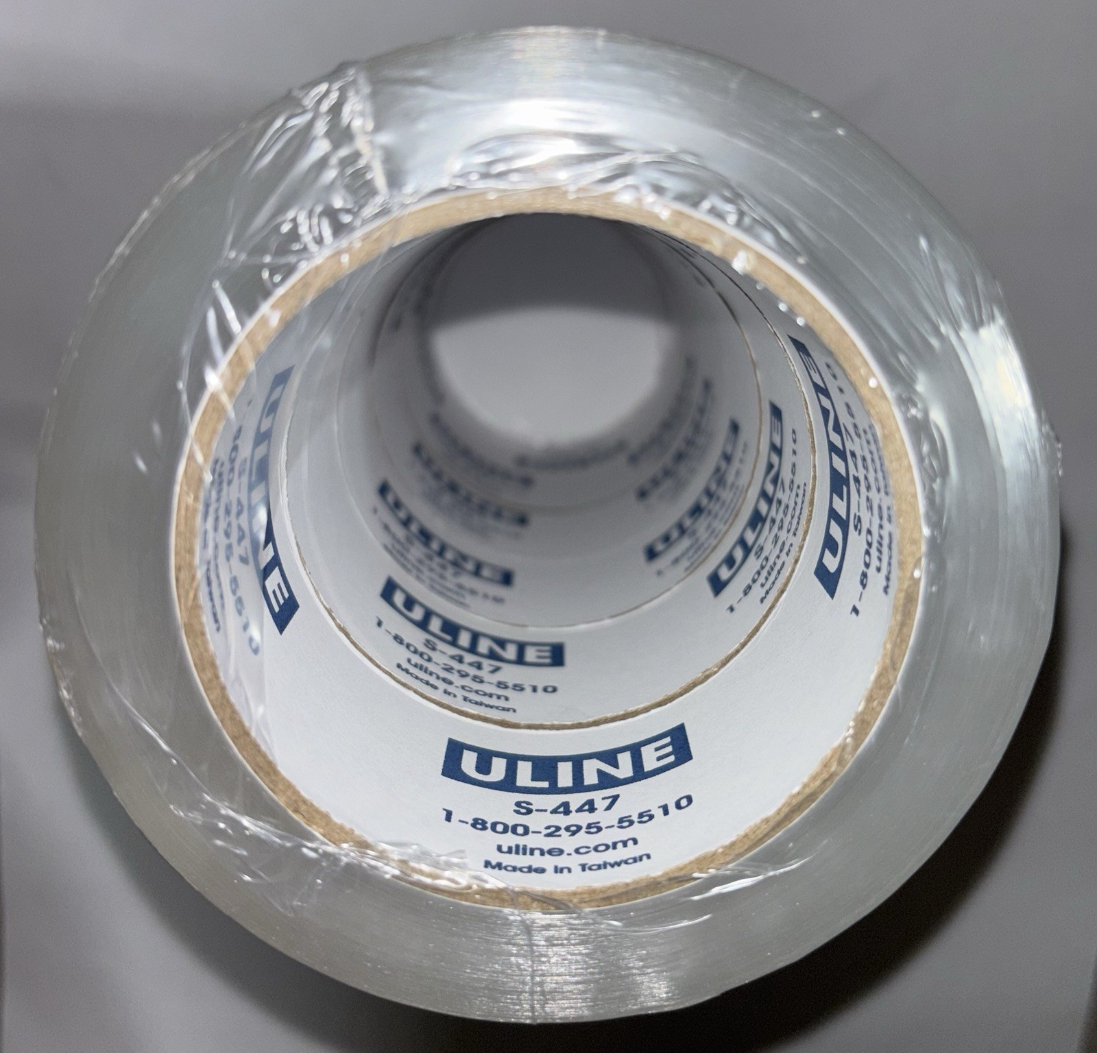 6 Pack, Uline S-447 Industrial Packing Tape – 3.5 Mil, 2″ x 55 yds, Clear