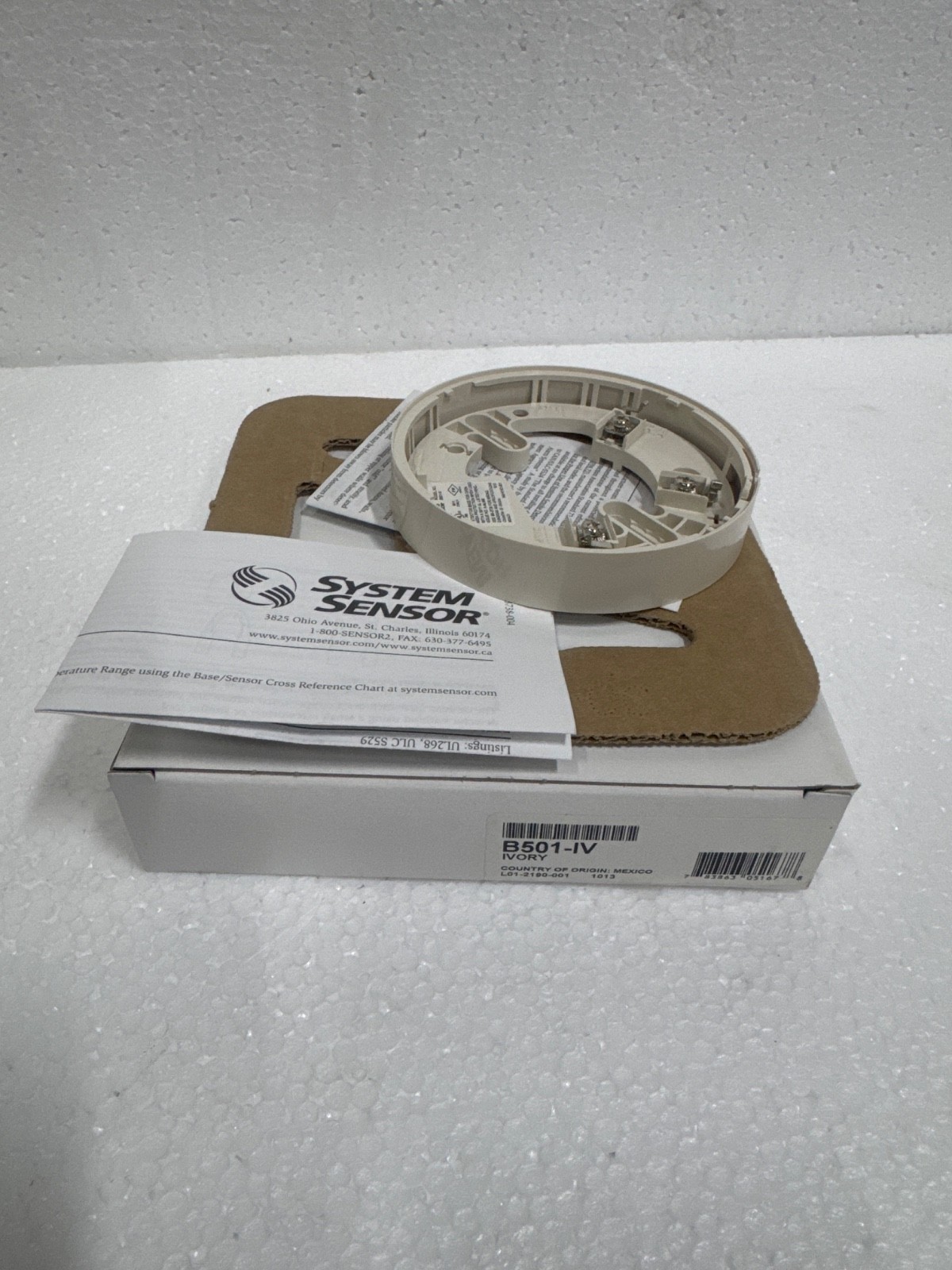 1BOX System Sensor B501-IV Detector Base (1BOX =10 PCs)