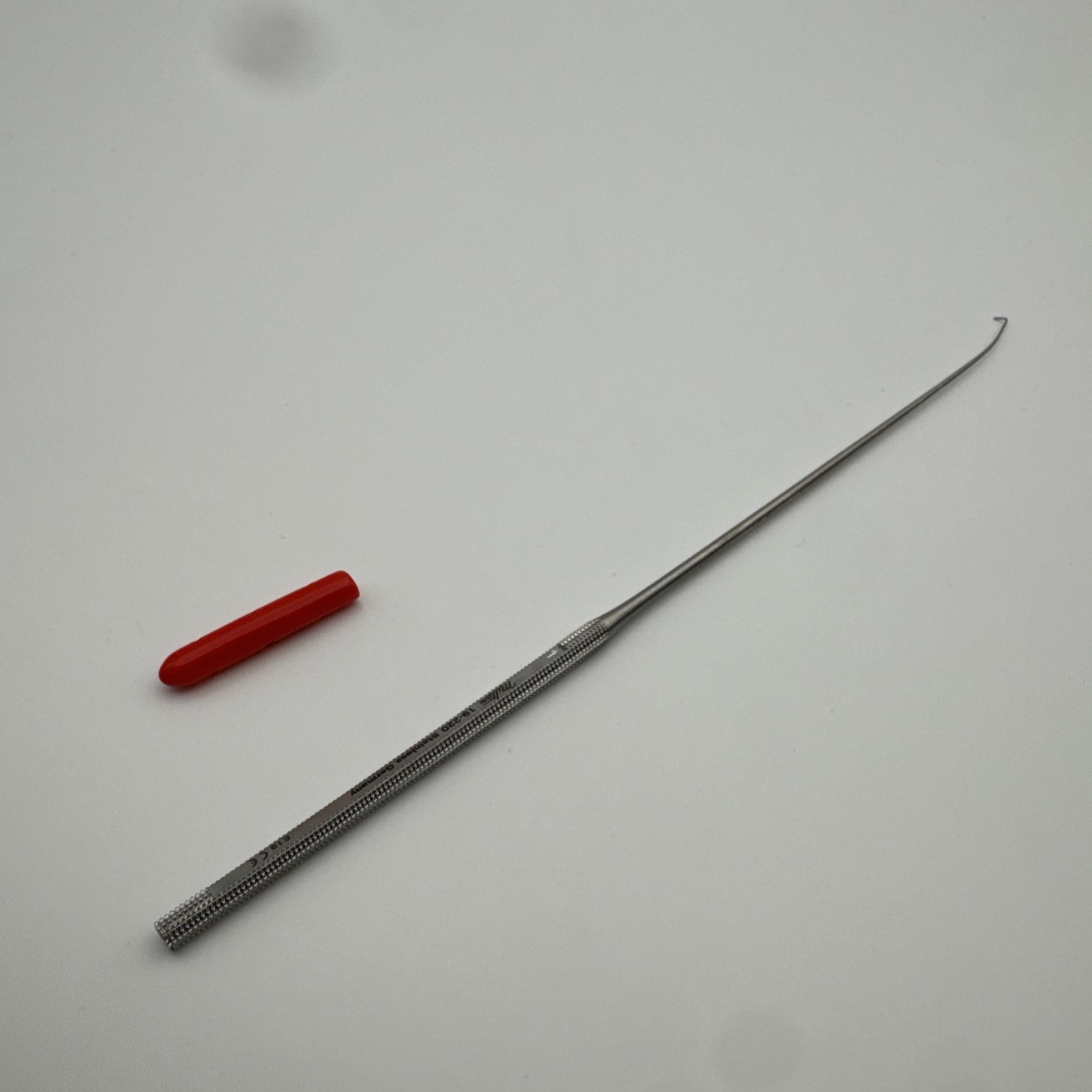 Miltex 19-220 Day Ear Hook, Small (size 1), Blunt Tip, 0.3mm Diameter, 6-1/2″,