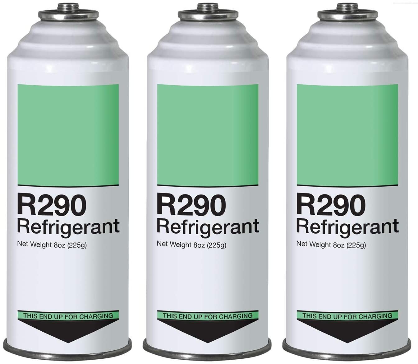 Refrigerant R290 – 3 Pack – Piercing Top Can (Inverted Charging)