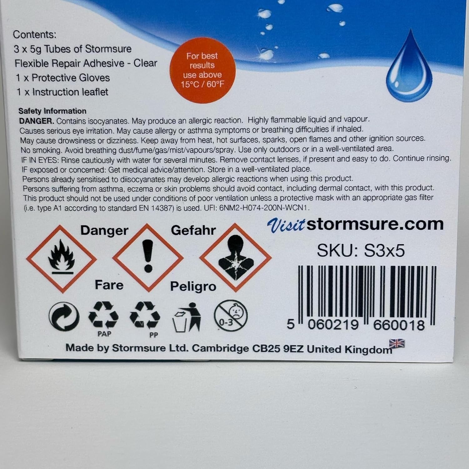 Flexible Repair Adhesive: 3 x 5g Clear Glue – Highly Durable, Waterproof Glue…
