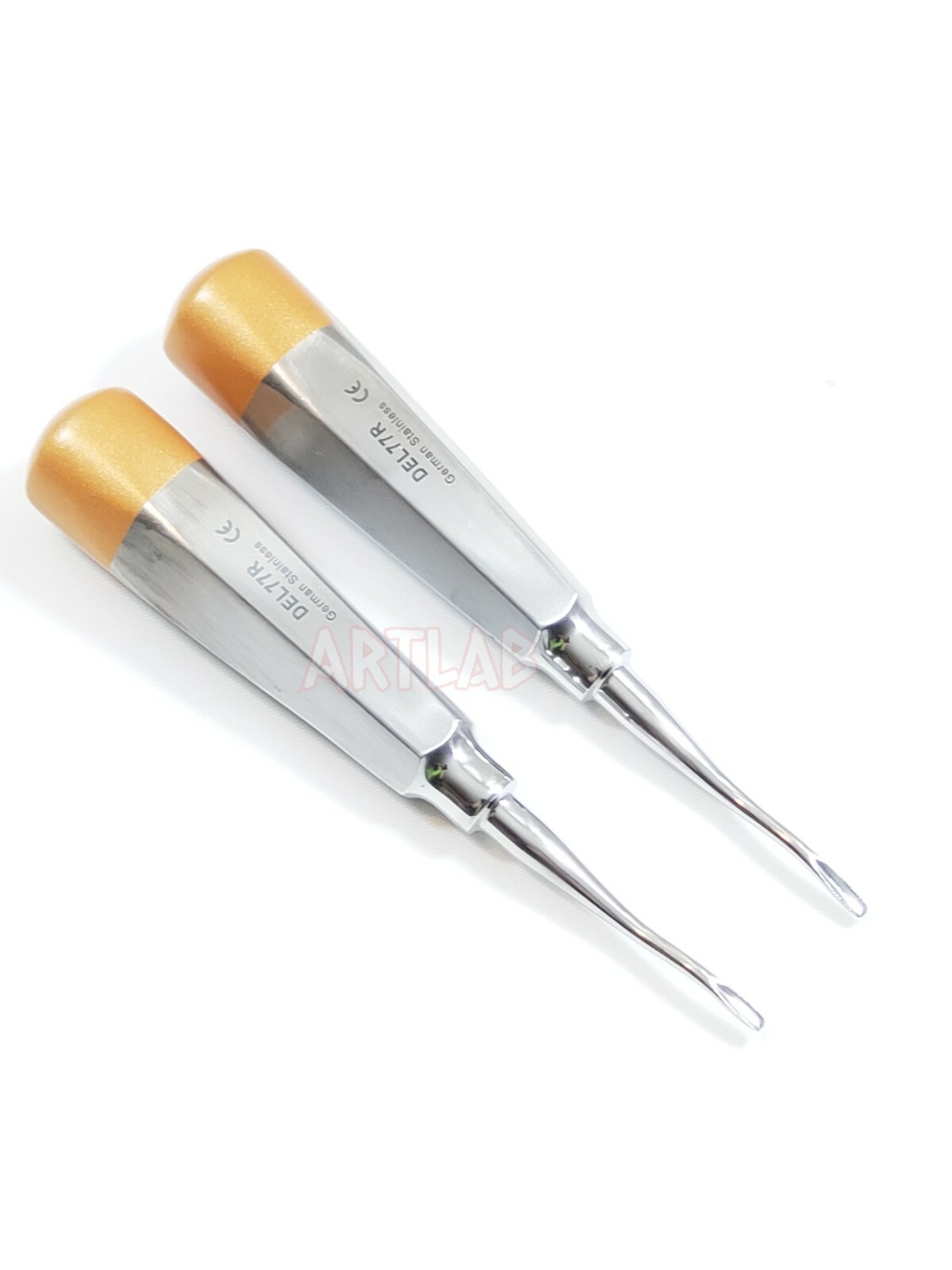 2 German Premium Root Dental Tooth Extracting Elevator # 77R-Dental Elevators