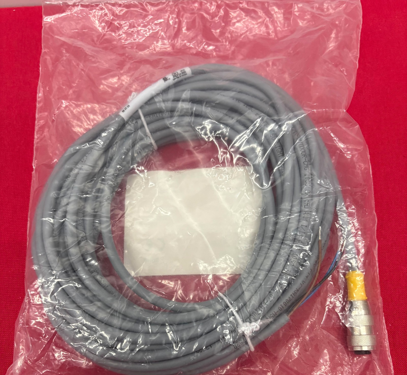 TURCK RK 4T-10 ID# U2160 CORDSET SINGLE ENDED (PIGTAIL) 3 WIRE 10 METER – QTY 2