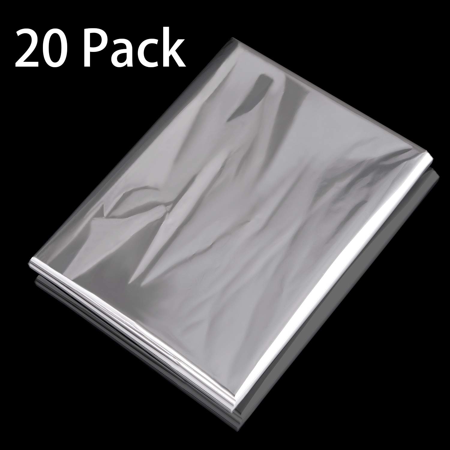 Awpeye Clear Basket Bags 20Pack Large Cellophane Gift Bags for Baskets Cellop…