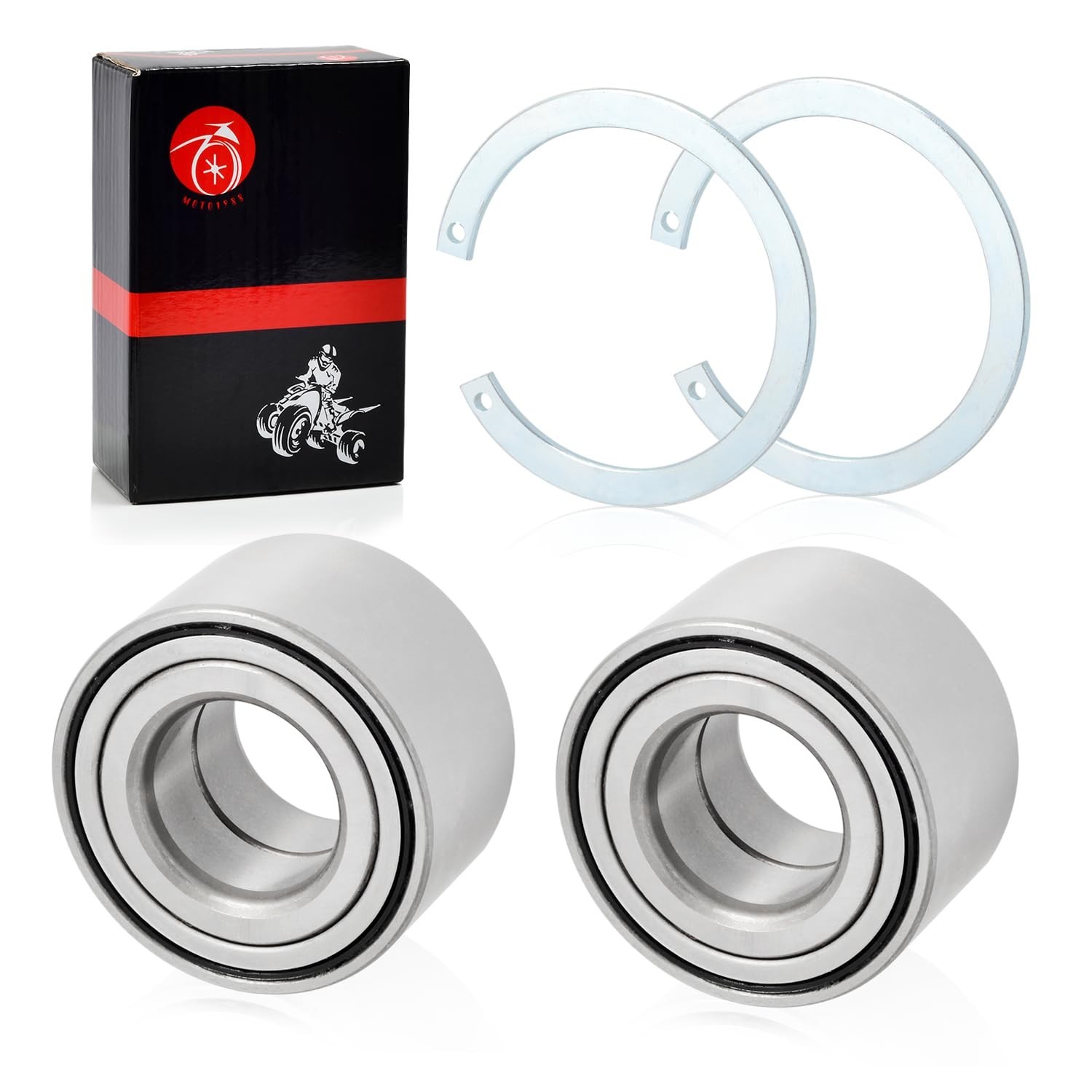 Front Wheel Bearings & Circlip for 420 TRX 500 520 2014-2024 91051-HR3-A21 27×55