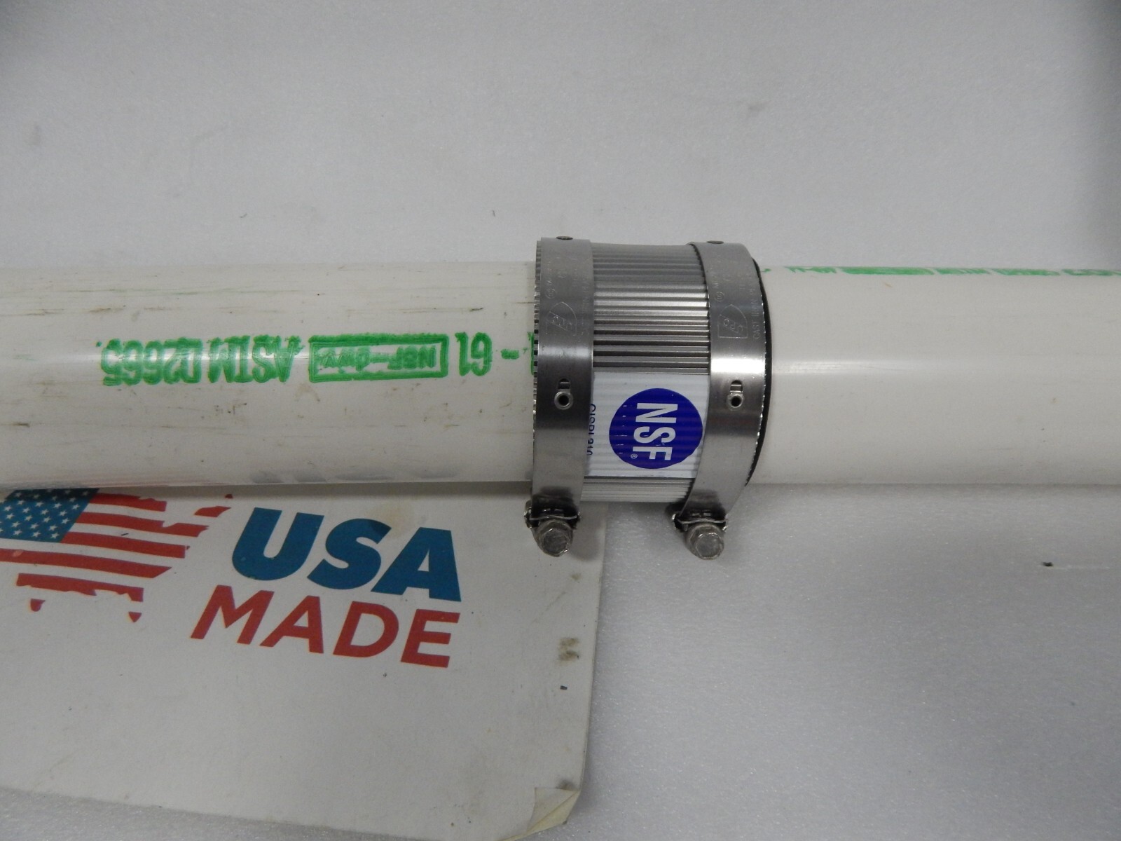 PROFLEX FERNCO CLAMP SHIELDED COUPLING 2 inch PVC or any pipe up to 2-3/8 OD
