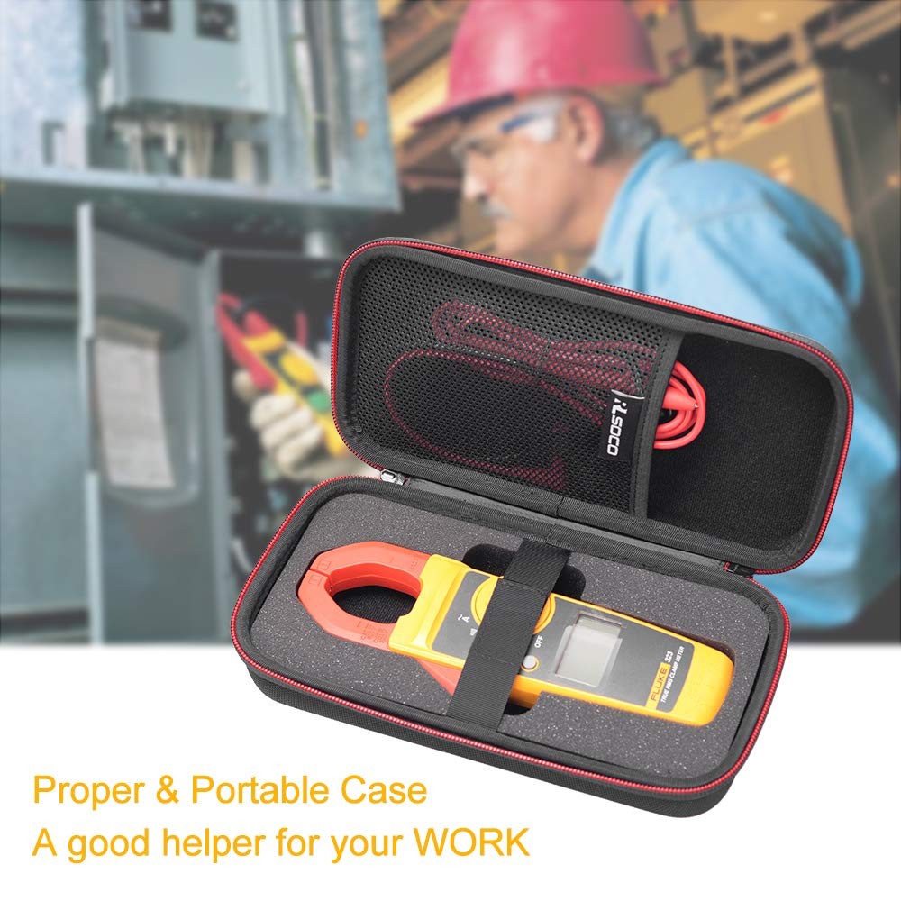 Hard Case for Fluke 302+/323/301D/325/324 Clamp Meter & Works with KAIWEETS H…