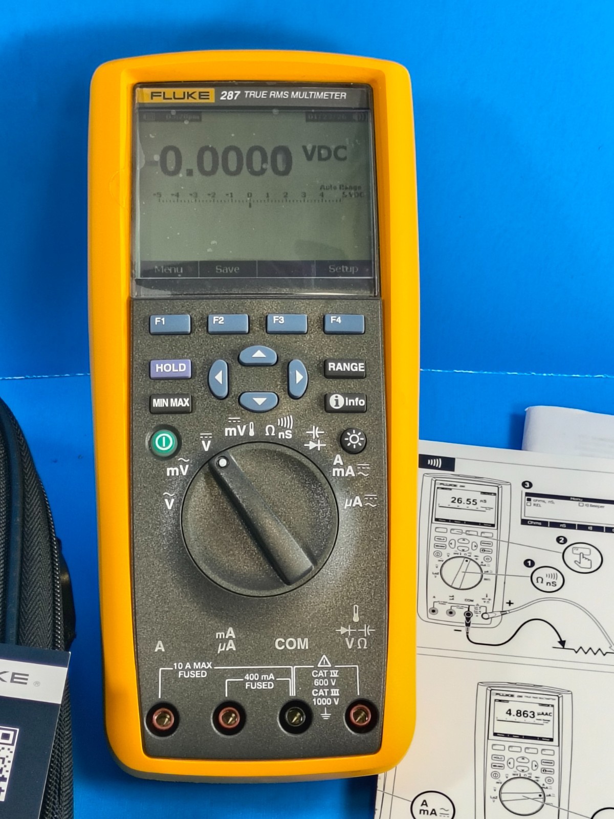 Fluke 287 FVF FlukeView Forms Logging Industrial Digital Multimeter Meter