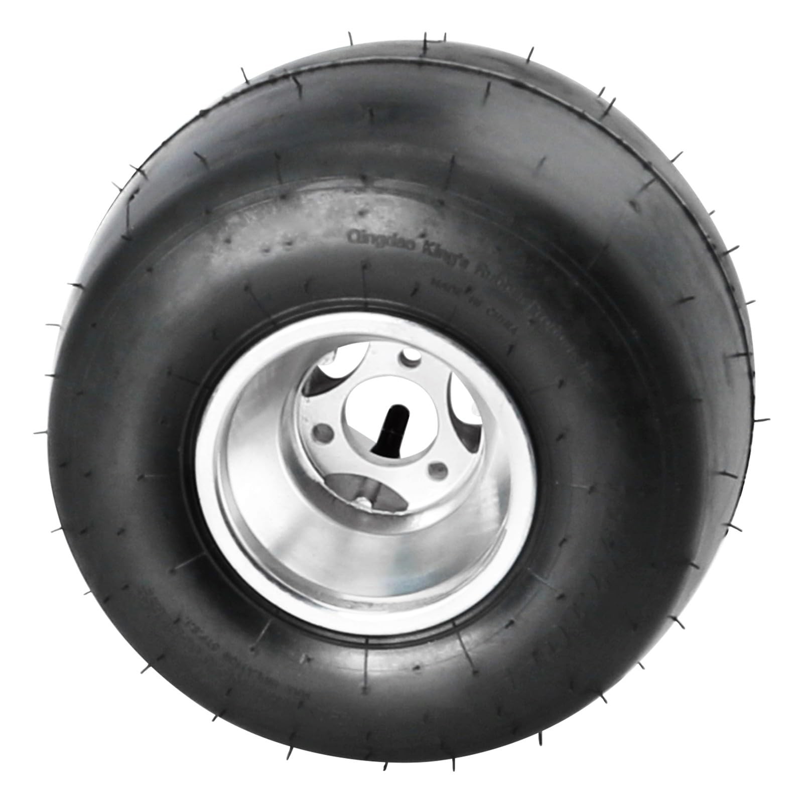 5-Inch Go Kart Wheels 11×7.10-5 2-Pack Rear Aluminum Alloy Rims Rubber Tires