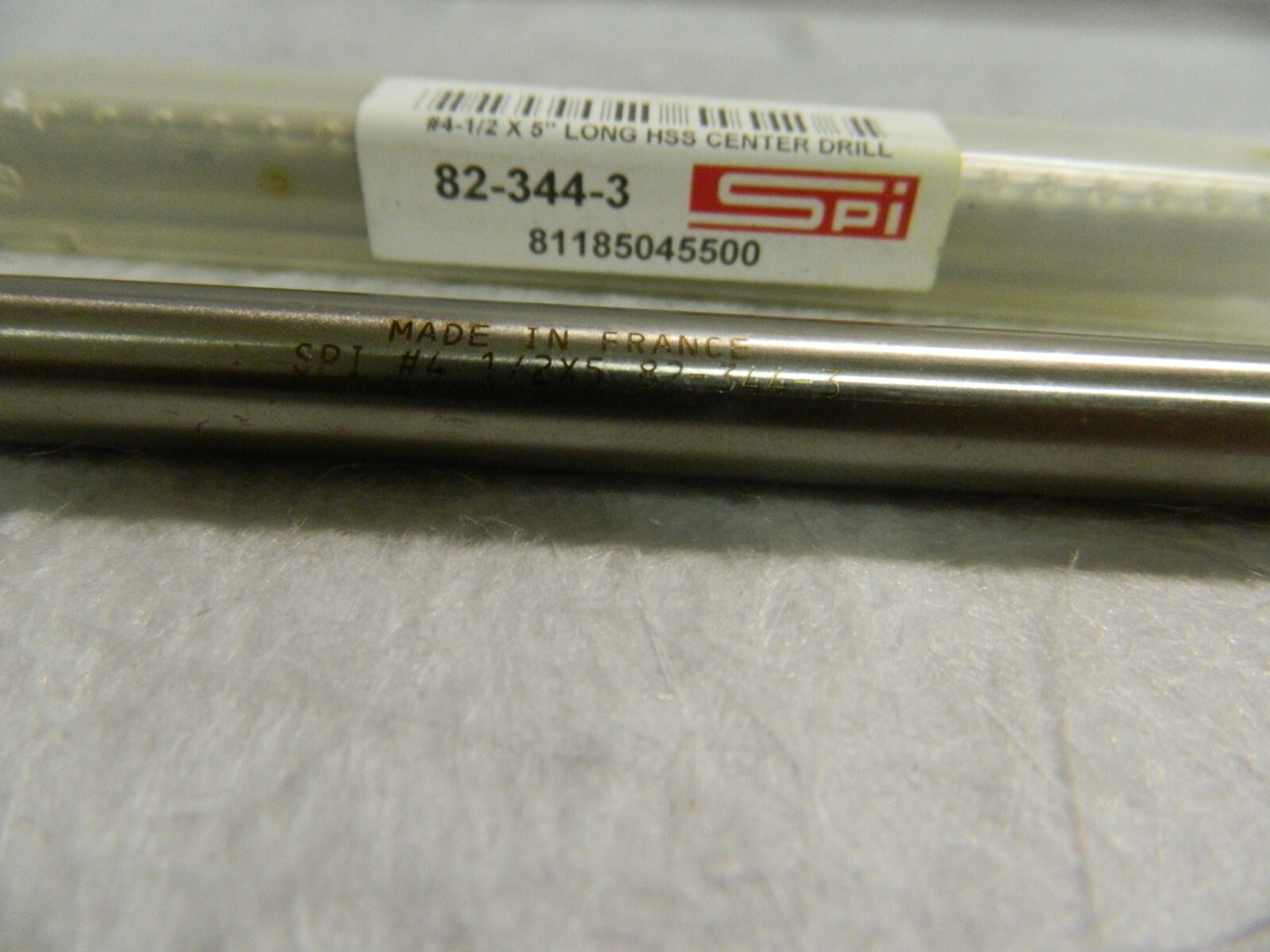 SPI Combined Drill & Countersink #4-1/2 x 5" OAL HSS QTY 2 00490524