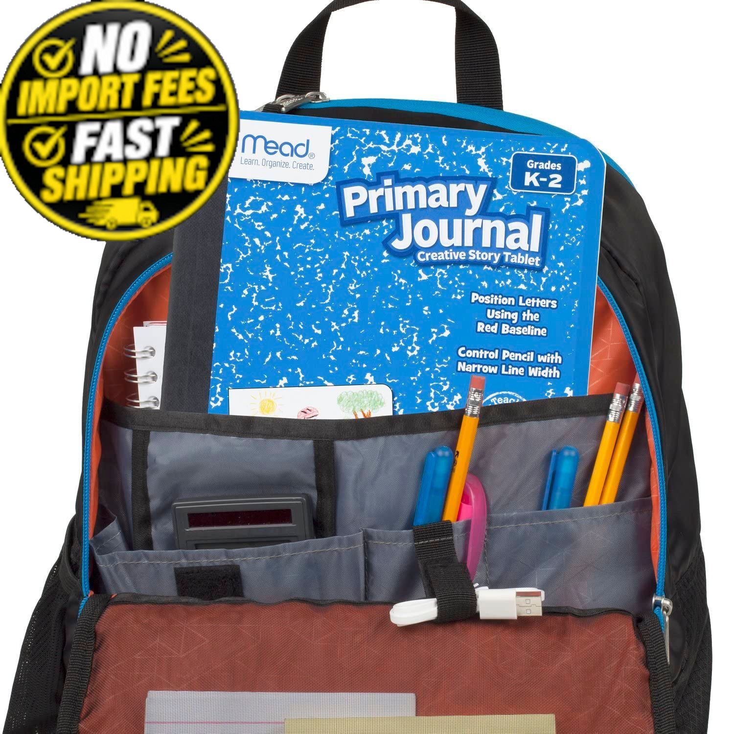 Mead Primary Journal Creative Story Tablet Composition Notebook, 1 Pack, Blue