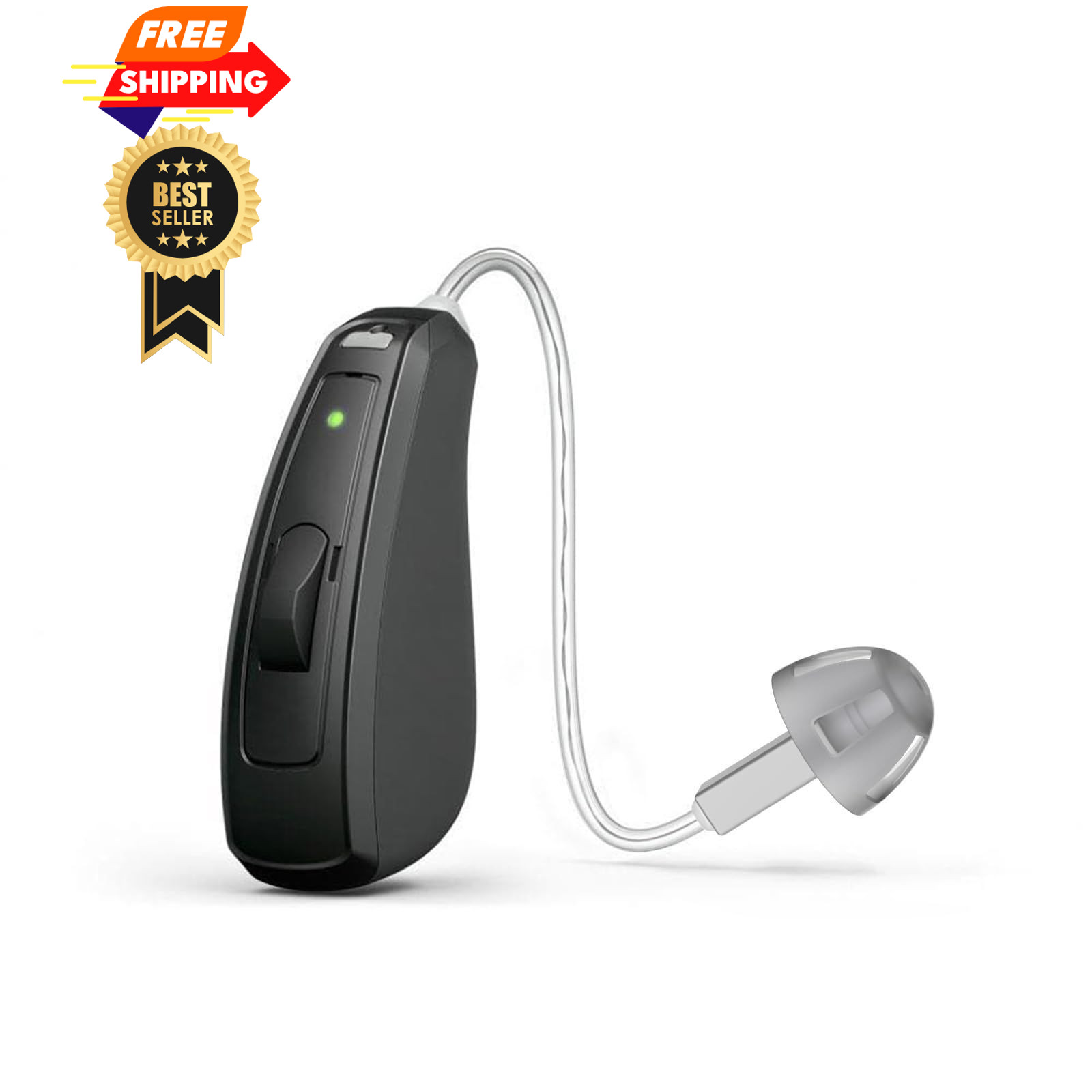 Resound Compatible Hearing Aid Domes Open Smokey Ear Large 20pcs Pack,