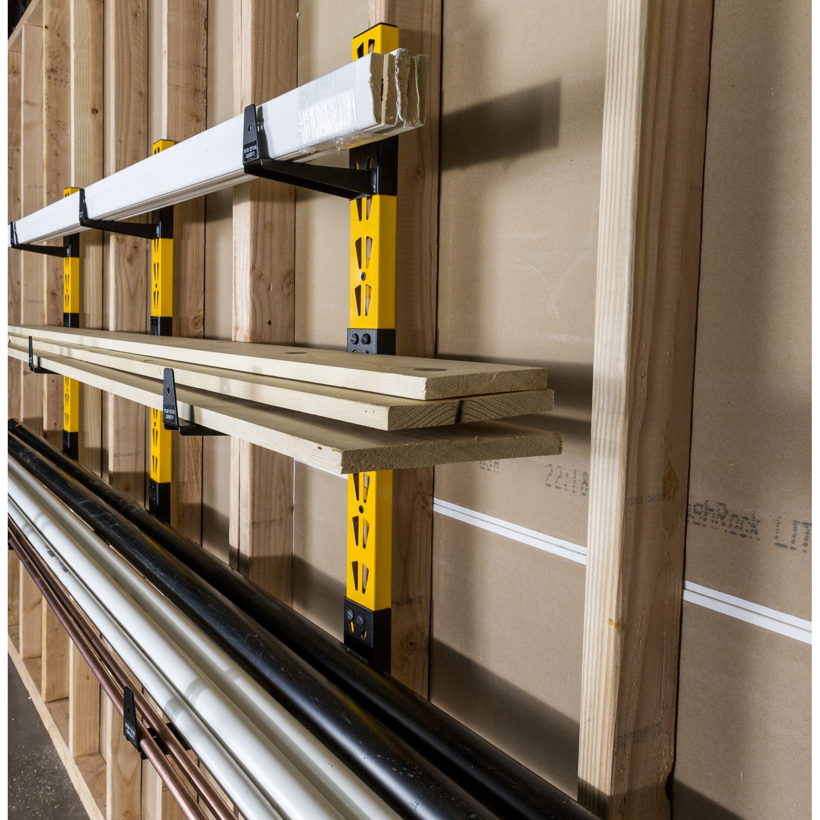 Dewalt 9 Bracket Wall Mount Material Storage Cantilever Rack DXSTACLR
