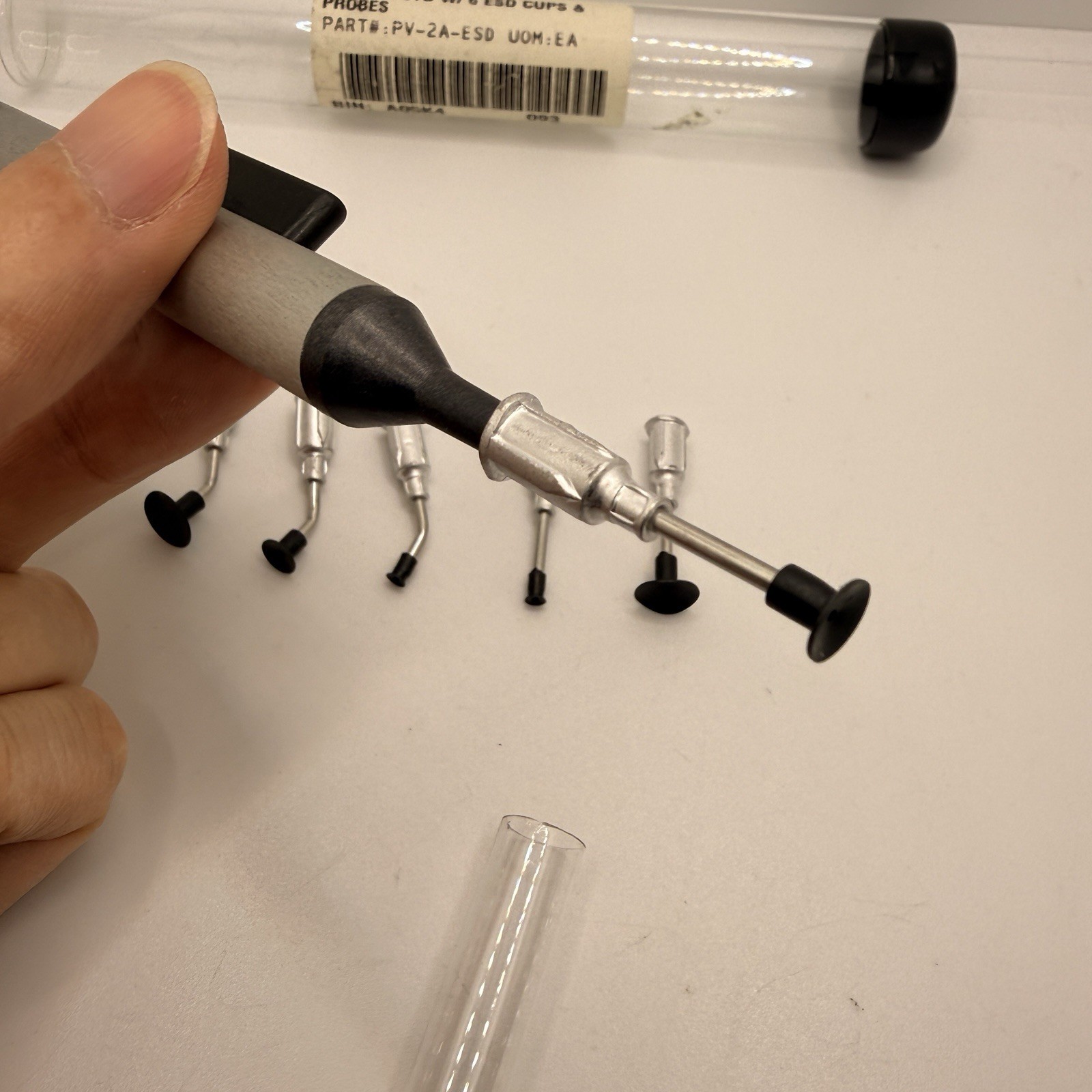 Excelta PV-2A-ESD Pen-Vac Vacuum Pickup Tool Kit – ESD Safe SMT Pick & Place