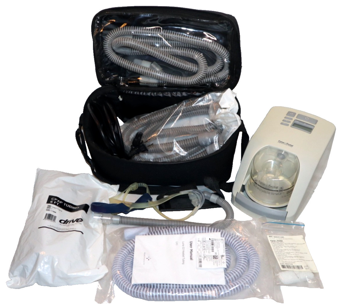FlSHER & PAYKEL HEALTHCARE HC230 SERIES HC234JHU W/ TRAVEL BAG XTRA FILTER HOSES