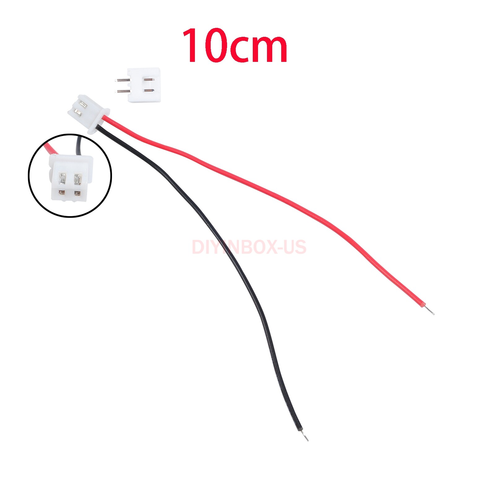 JST XH2.54mm 2 Pin Singleheaded Wire Cable Connector Set Male Female PCB USA!