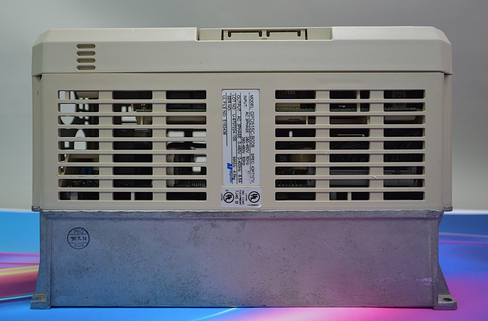 MagneTek GPD515C-B004 3-Phase Drive SPEC: 43P71CU 460VAC 50-60Hz 8.5Amp UL7J48 B