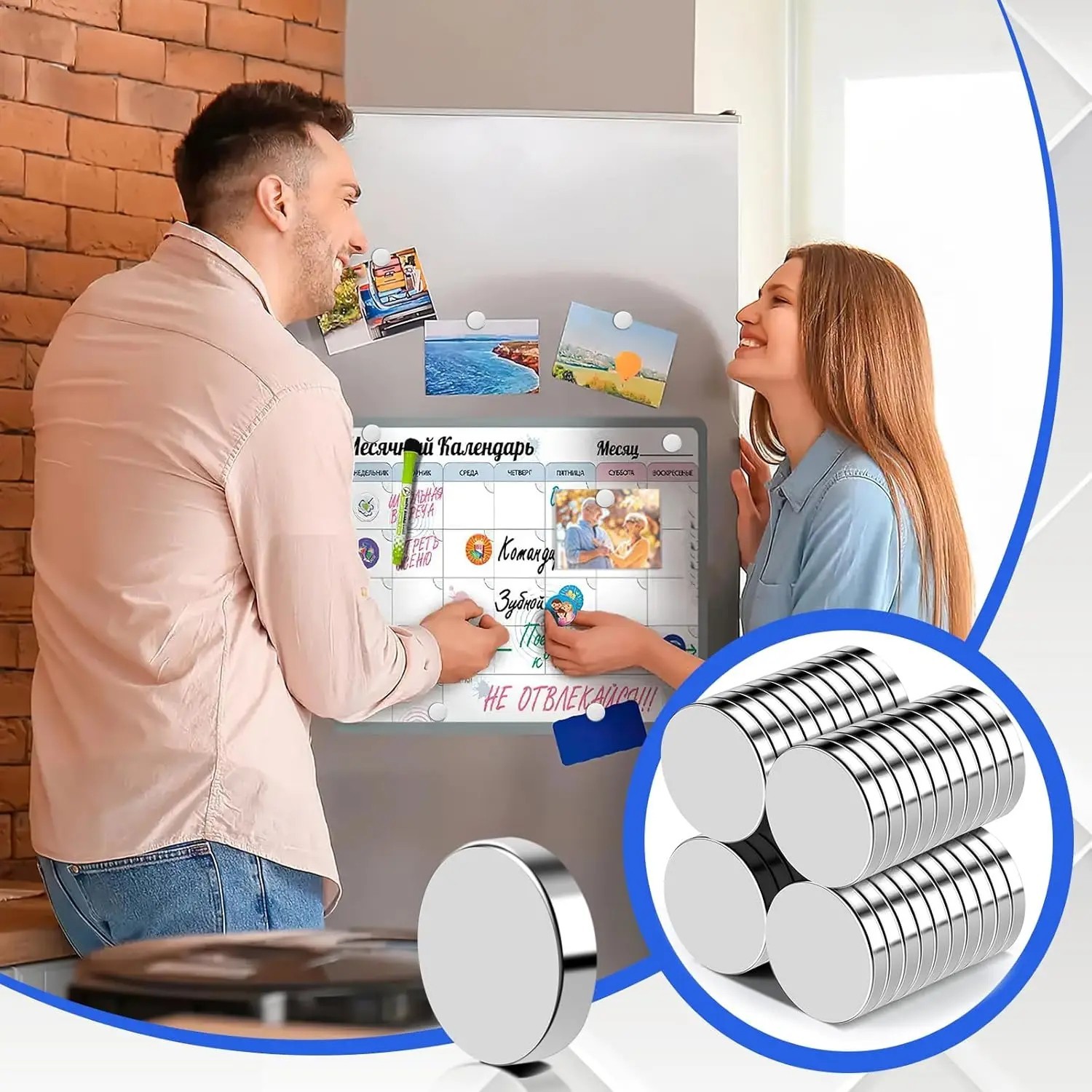50x Strong Neodymium Round Magnets Fridge DIY Office Craft Small Disc Magnets