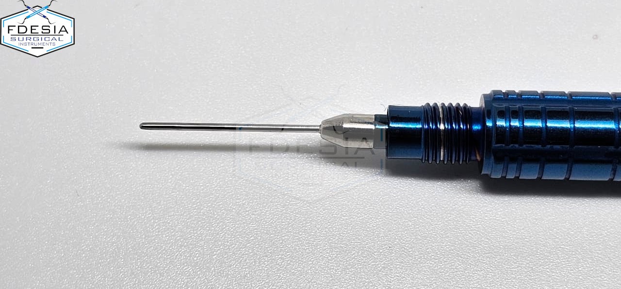 Titanium Ophthalmic I/A Handpiece Cannula Coaxial Straight 21G