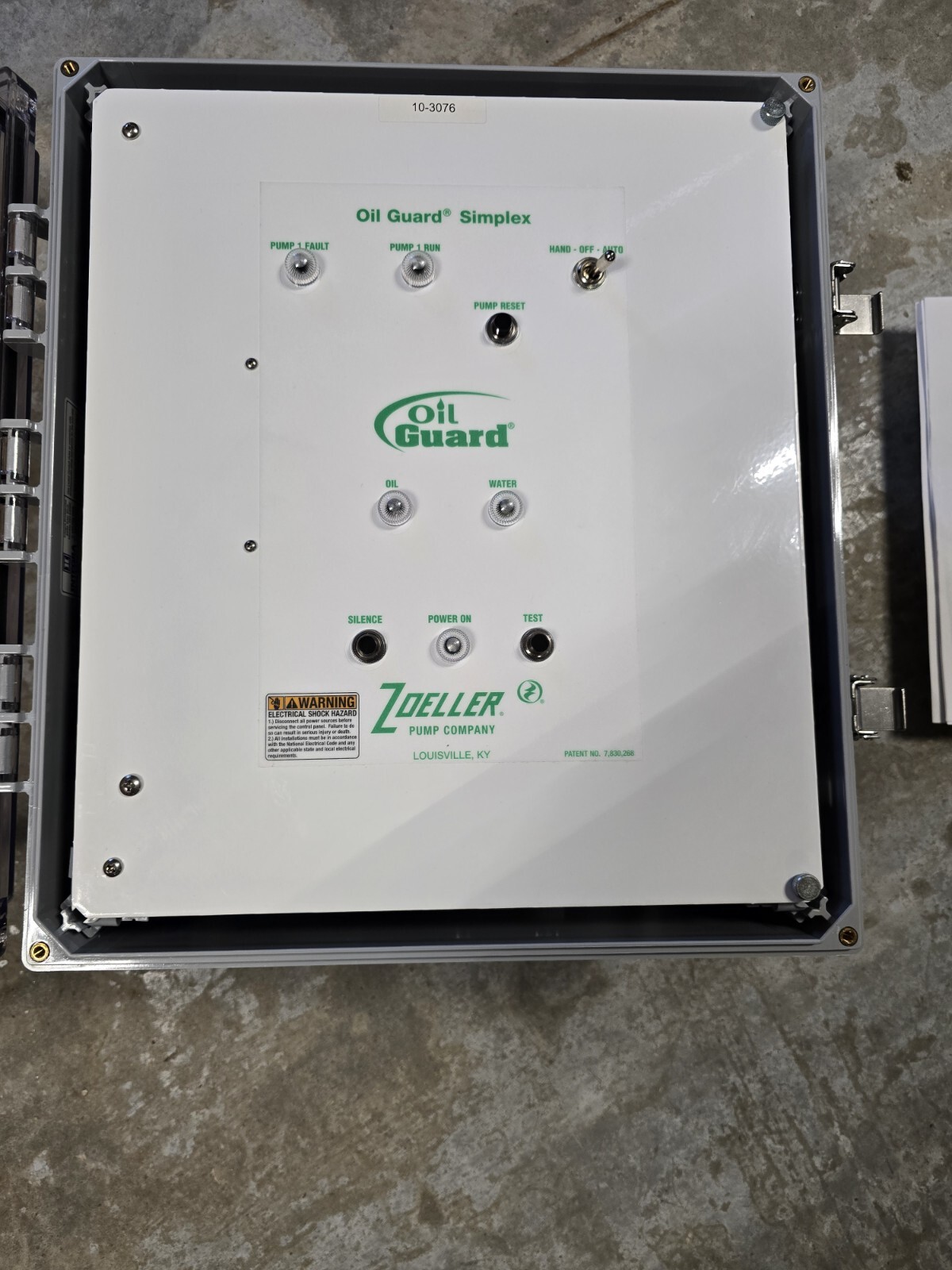 Zoeller 10-3014 Control, Sim/Oil Smart/ 460V/3PH/60Hz