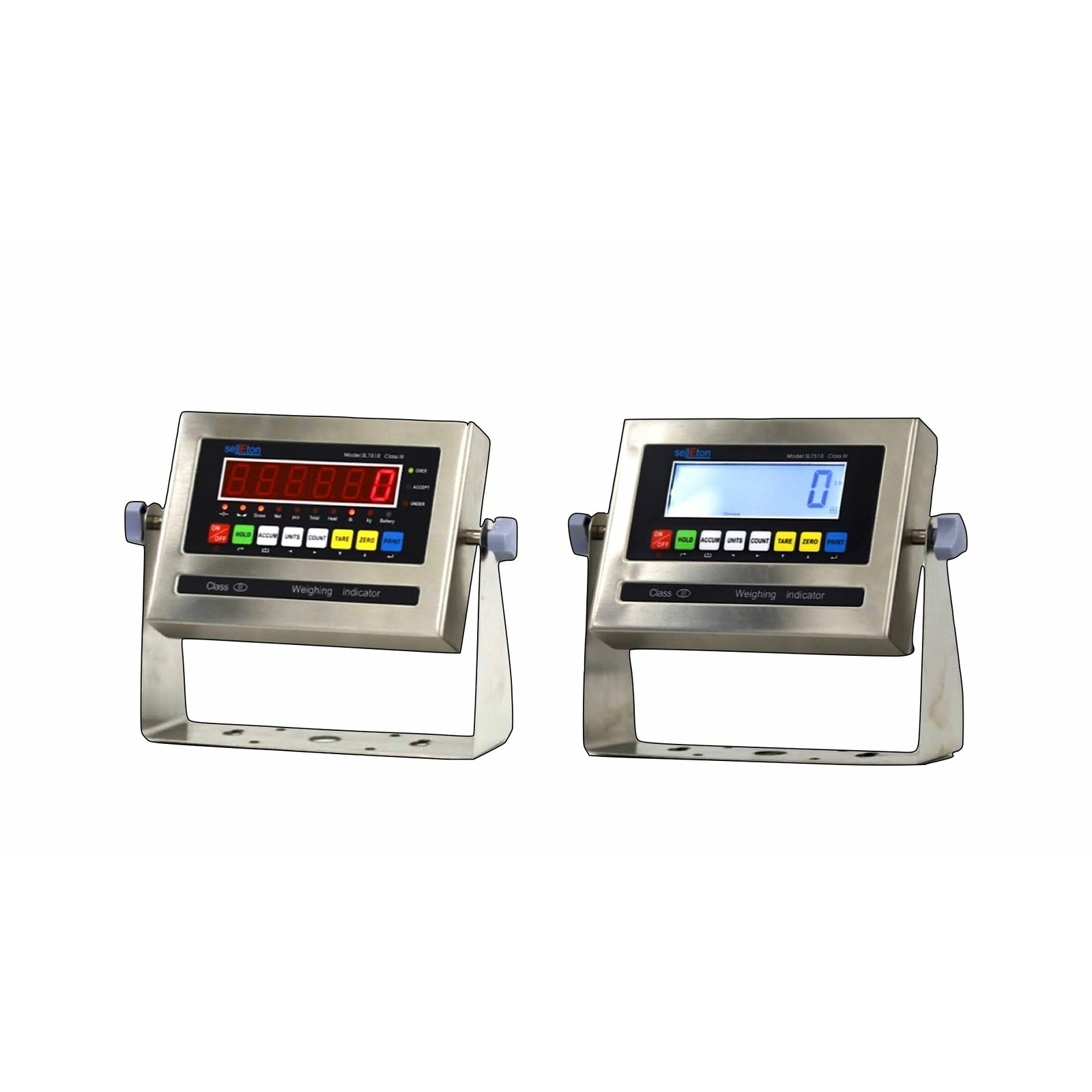 SL-917-SS Stainless Steel Drum Scale NTEP legal for trade 2000 lbs LED Display