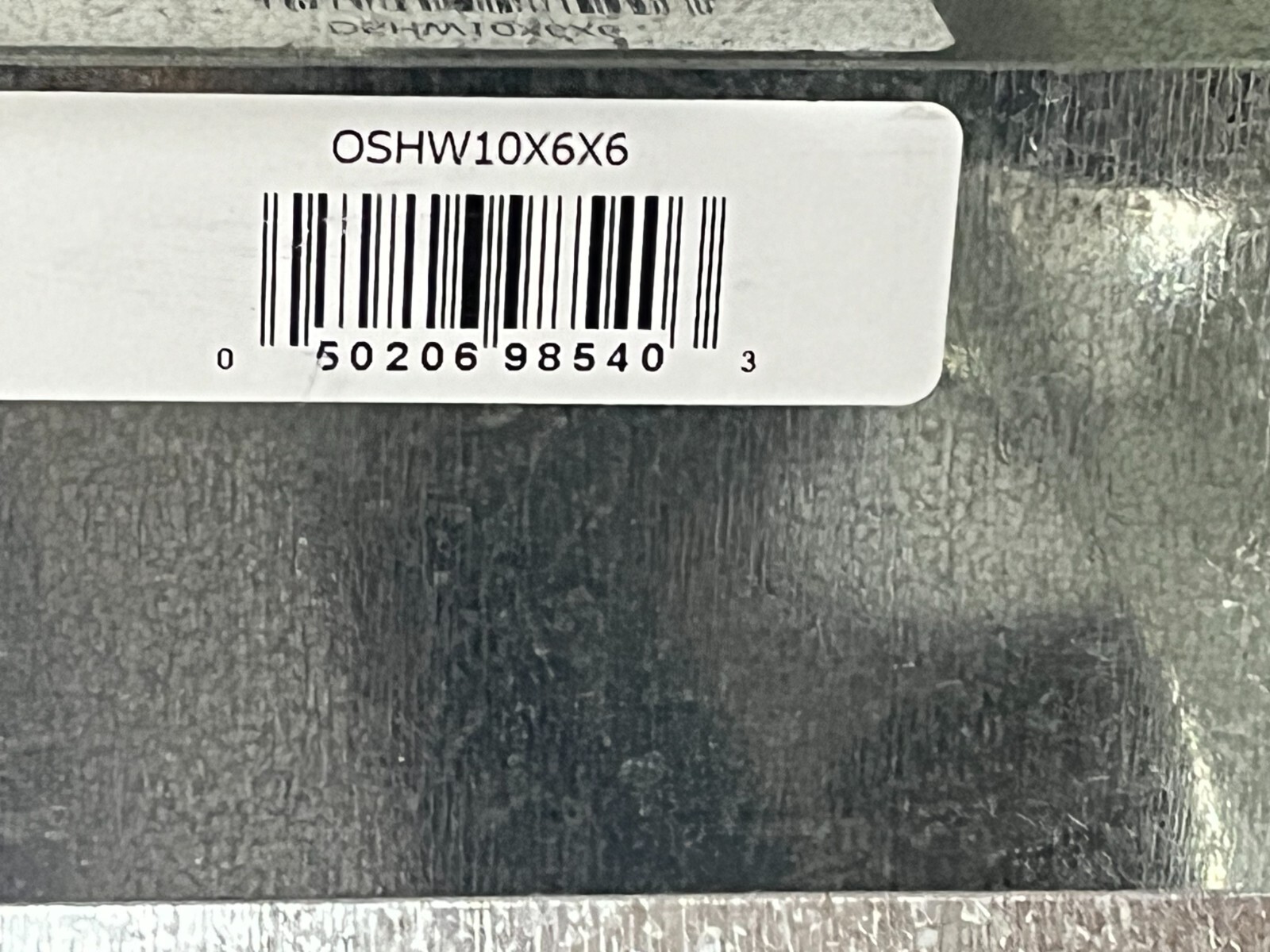 Master Flow 10 in. x 6 in. Rectangular Stack Head Model OSHW10X6X6 Location Z2