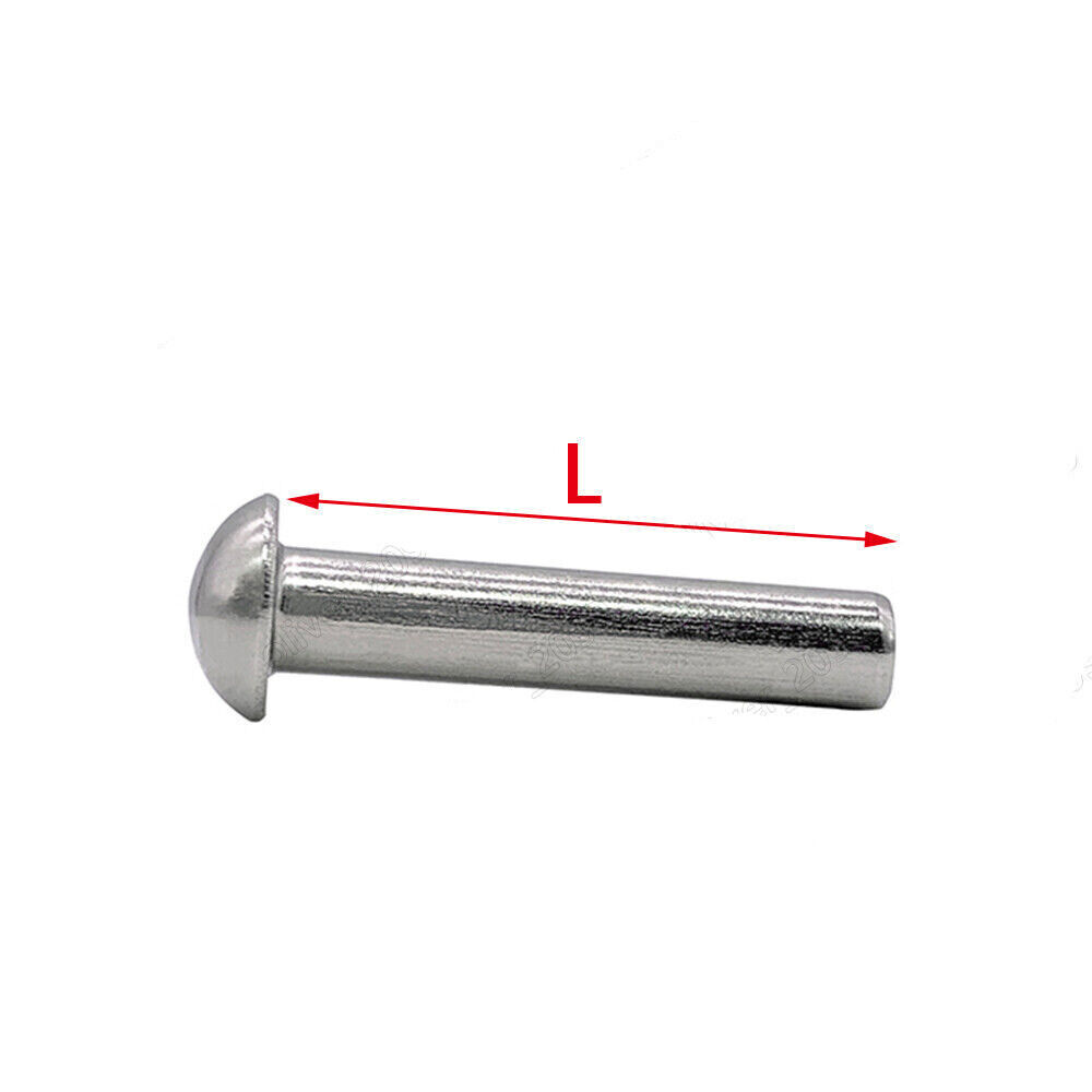 304 Stainless Steel DIN660 Round Head Rivets M3 M4 M5 M6