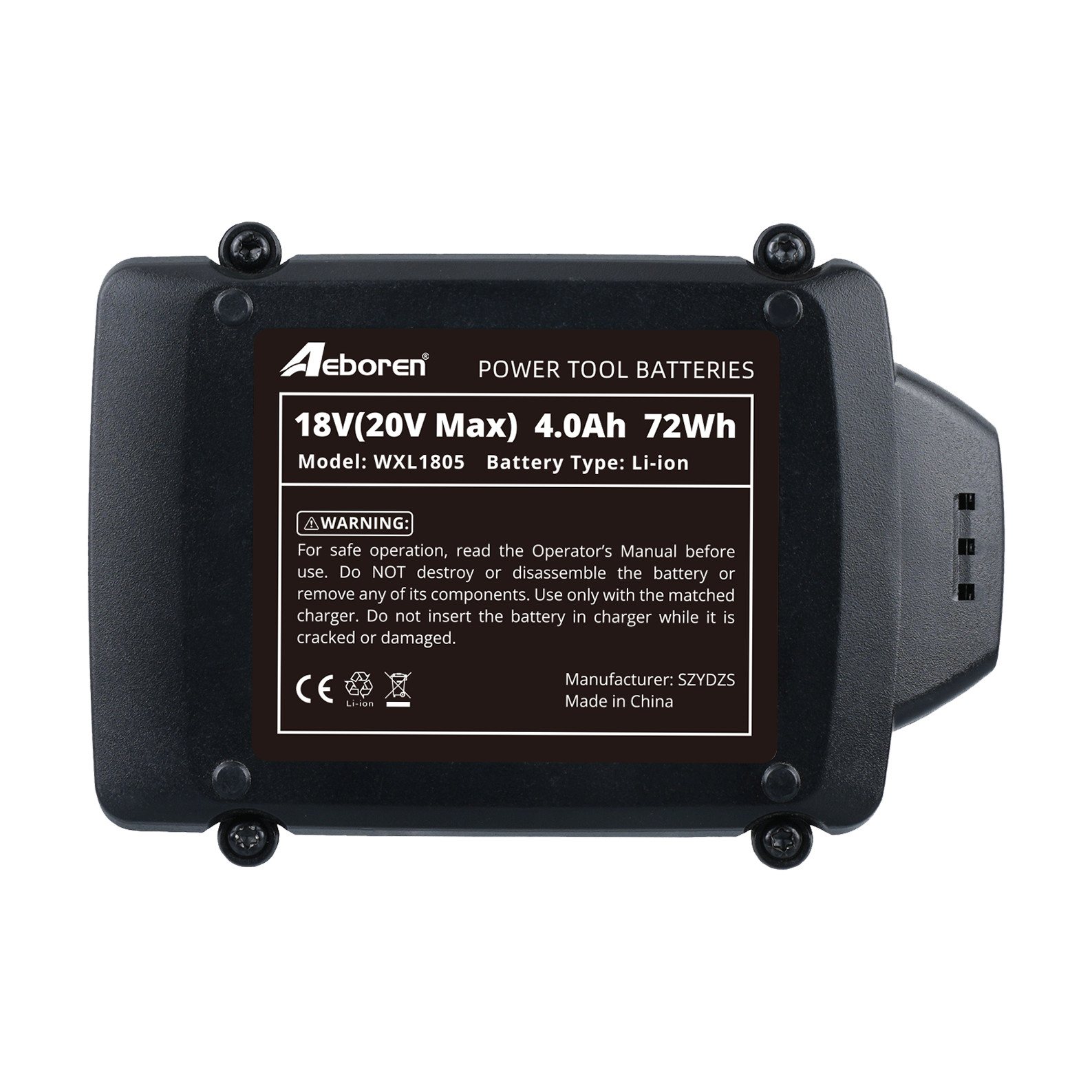 18V 4.0Ah 20V Max Battery For PowerShare WA3575 WA3520 WA3675 WA3674 For Worx US