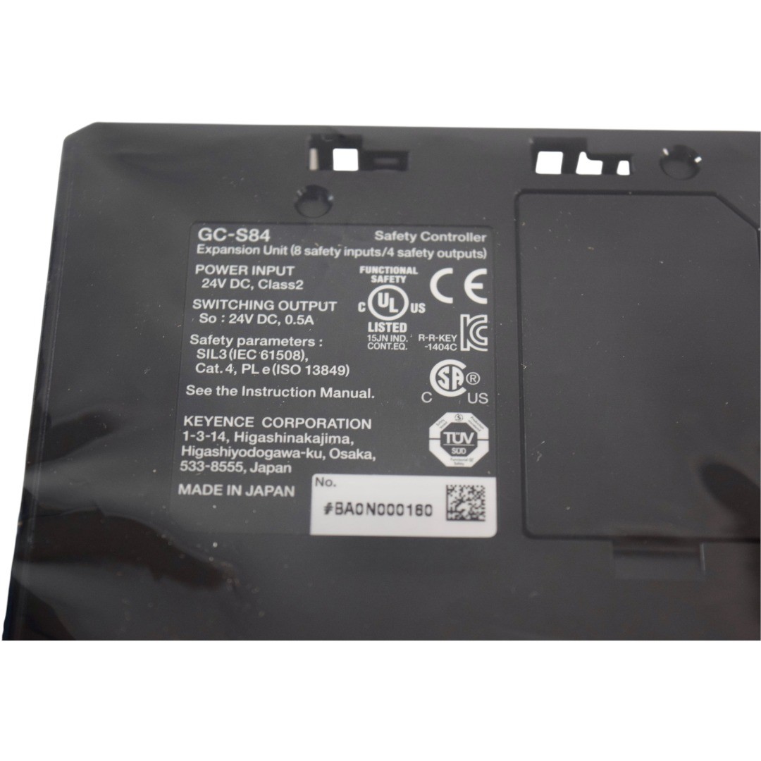 NEW Keyence GC-S84 Safety Controller Expansion Unit 8 Safety Inputs 4 Outputs