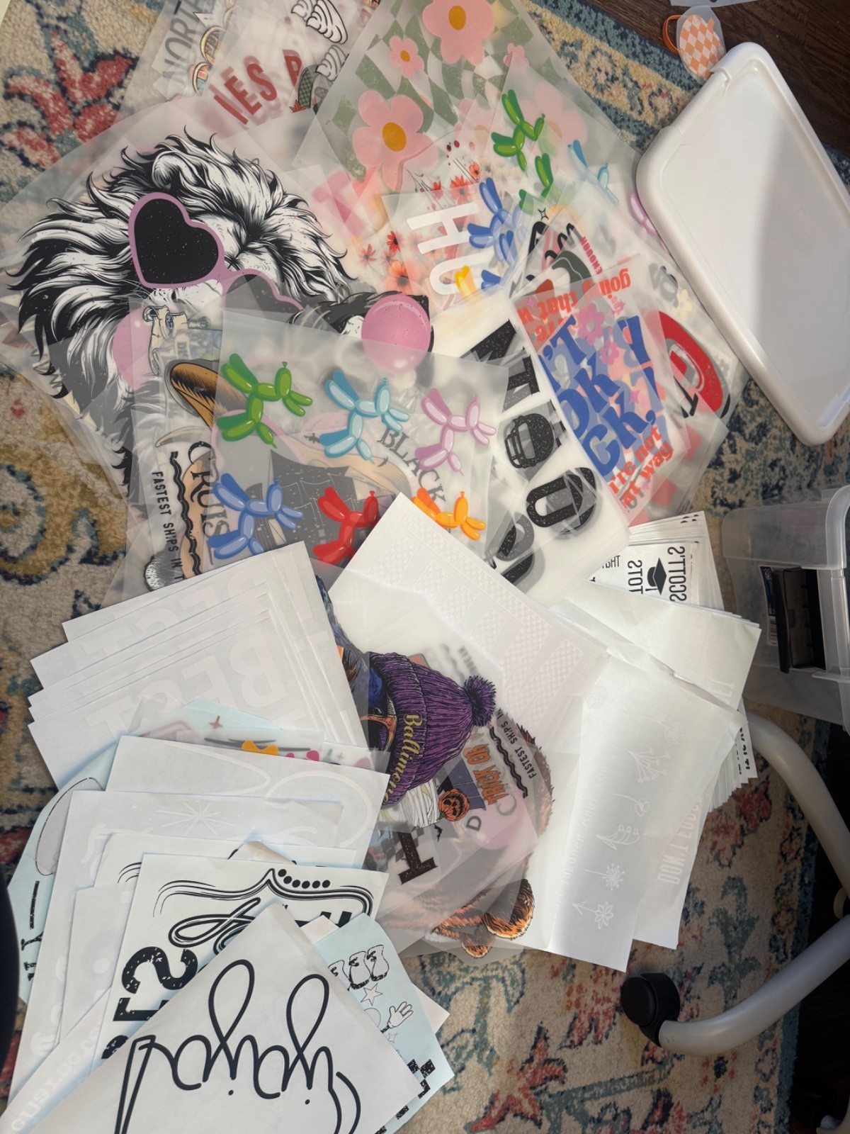Screen Print Transfer DTF Random Mystery Bundles full single color 500+ Prints