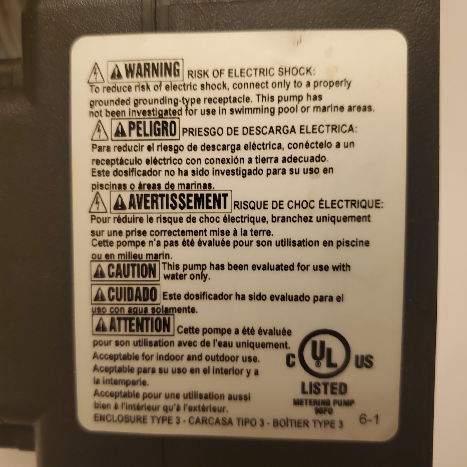 «New» STENNER PUMP E20FXBA2S6 With Cable & Class 2 Power Unit 80PSI 2.7 Oz./min