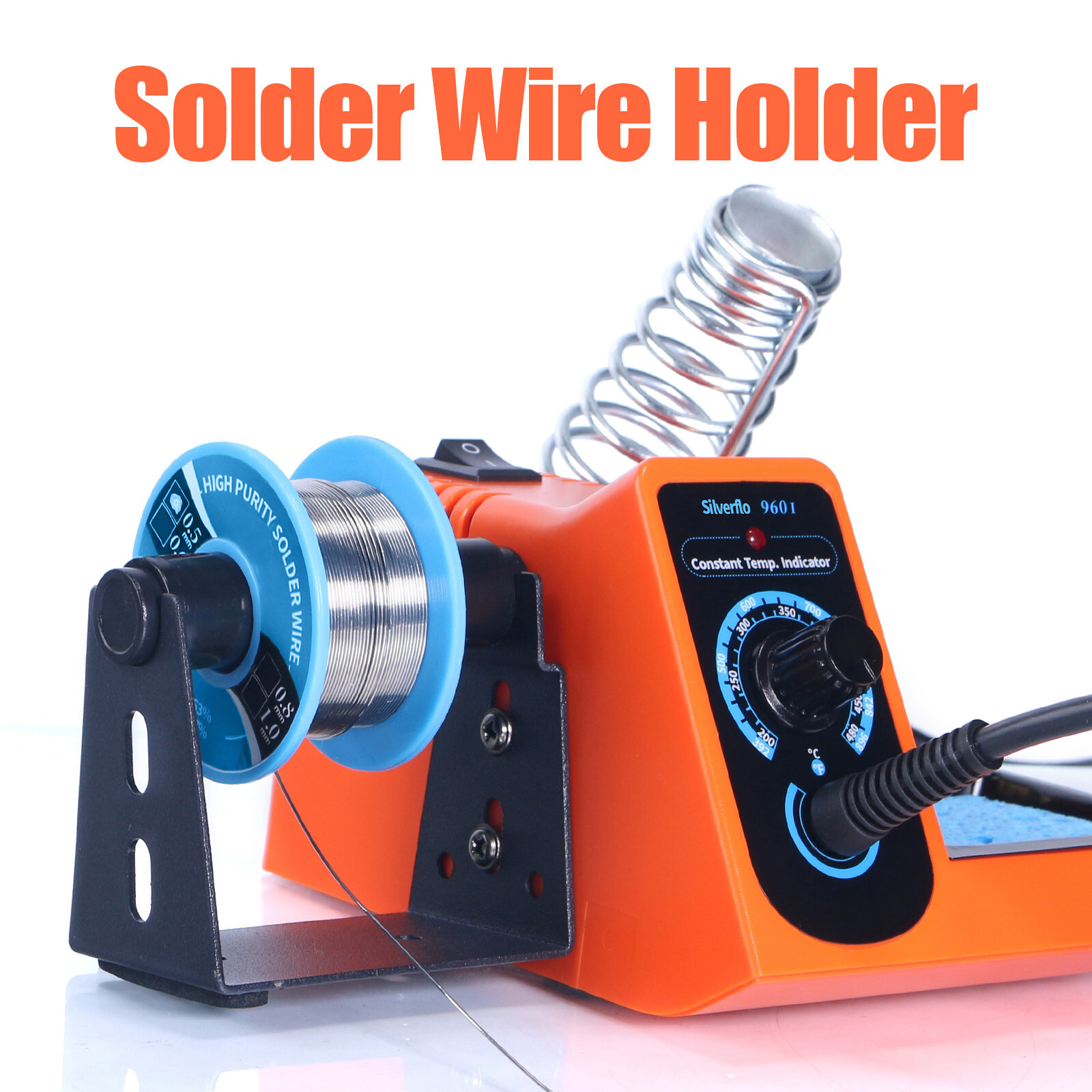 60W Soldering Station Kit Adjustable Temp Soldering Iron Desoldering Tool