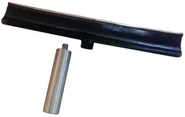 NOVA TOOL REST POST 1″X 8″ THREADED AT TOP (SKU 9031)