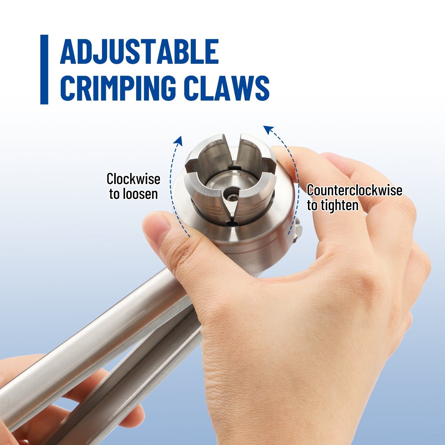 20mm Flip Vial Crimper Stainless Steel Manual Bottle Cap Crimping Tool